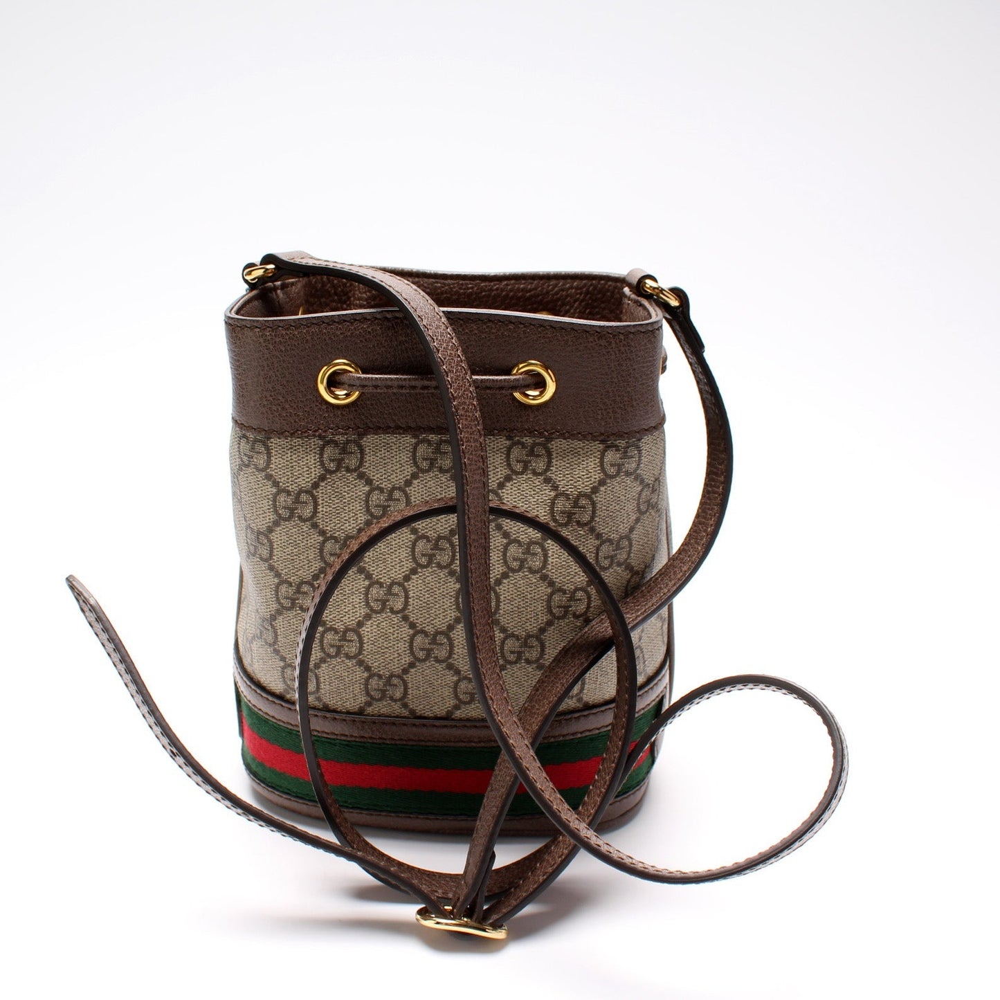 Gucci GG Supreme Ophidia Mini Bucket Bag