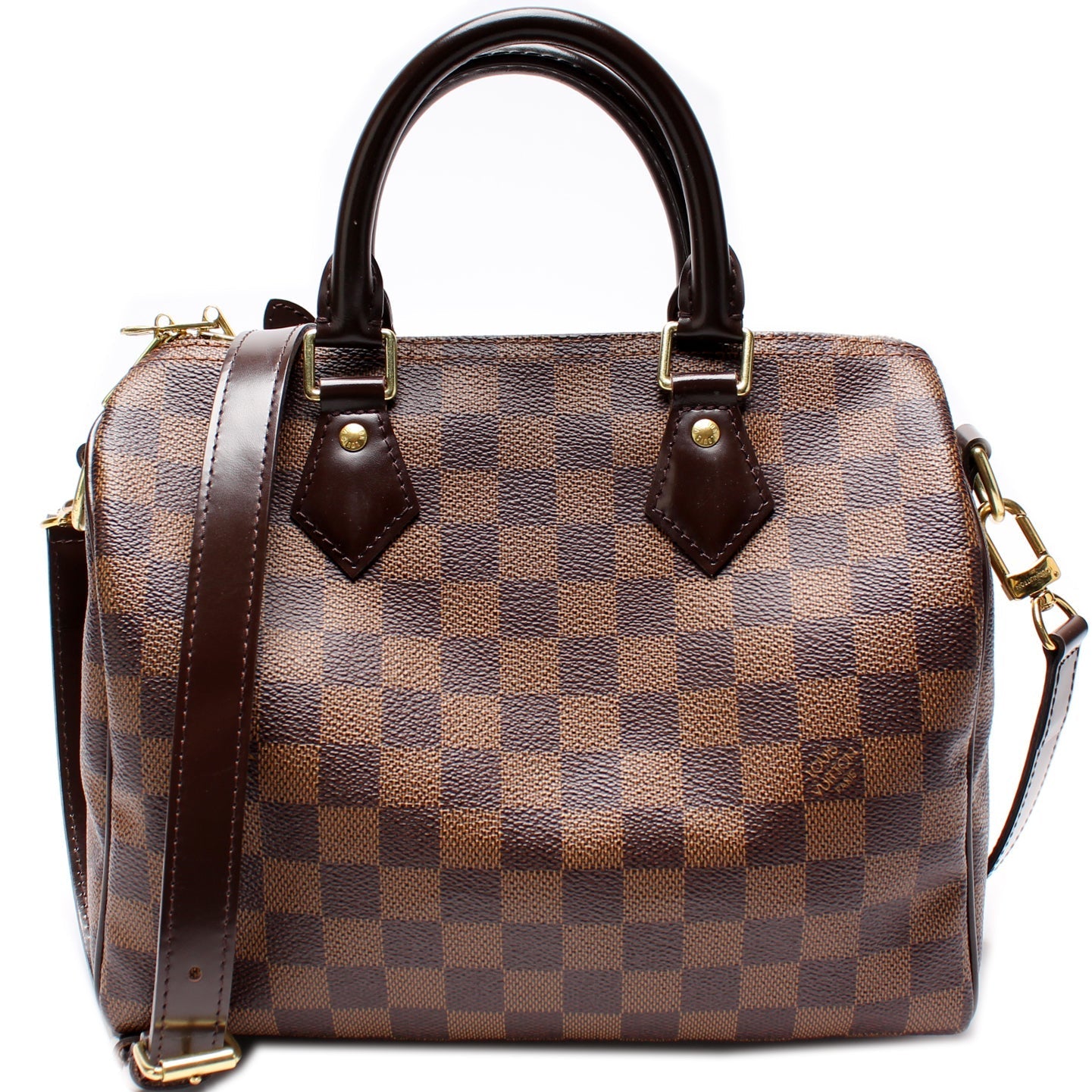 Louis Vuitton Speedy 25 Bandouliere Ebene Damier Handbag Ebene 2