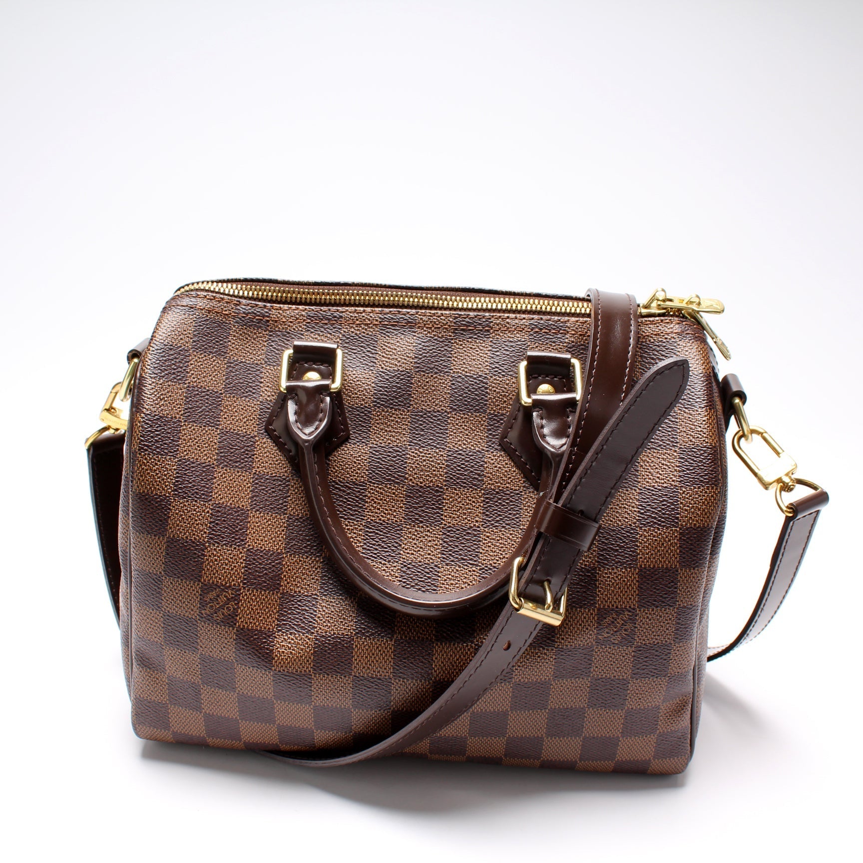 Louis Vuitton Speedy 25 Bandouliere Ebene Damier Handbag Ebene 2
