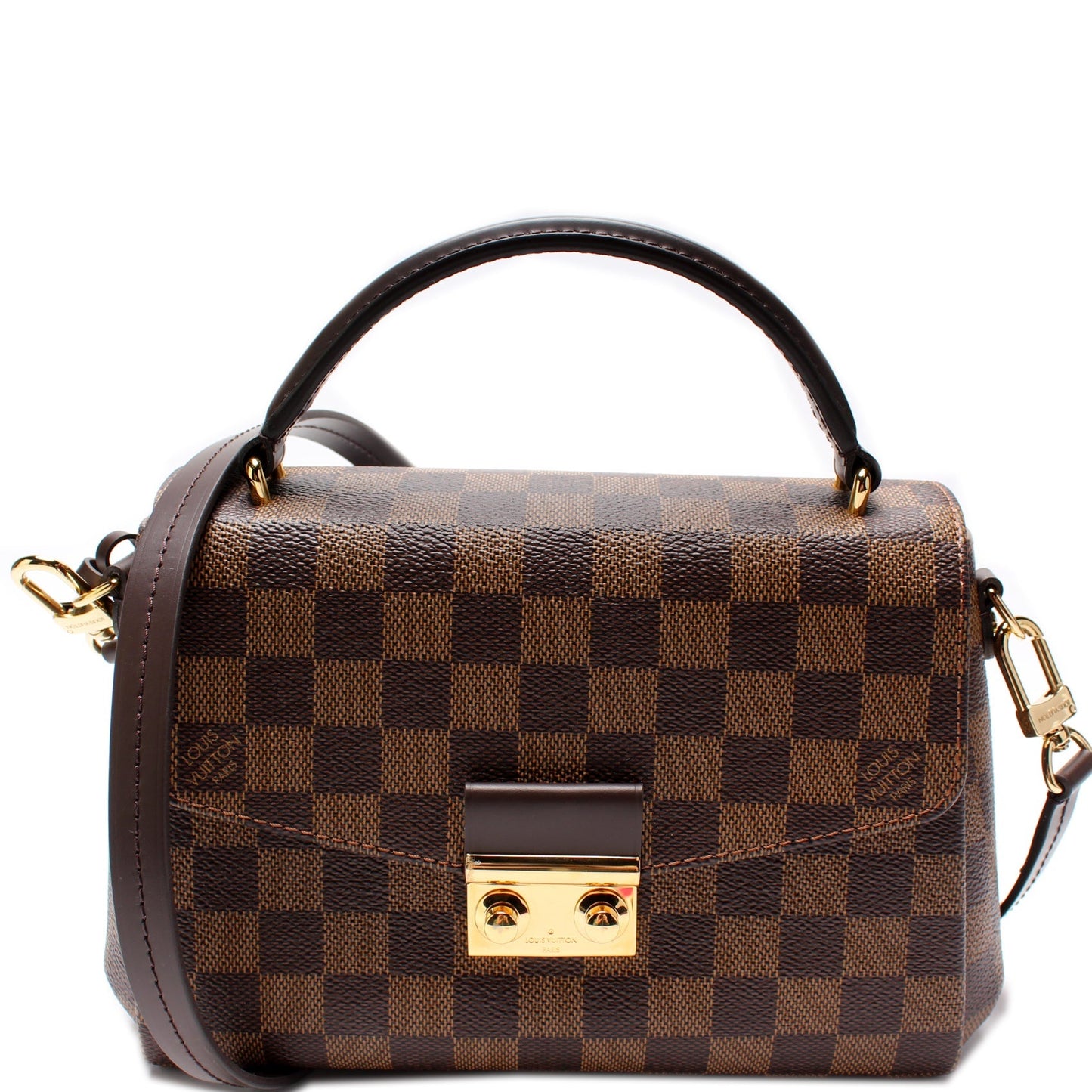 Louis Vuitton Croisette Ebene Damier Handbag Ebene 7