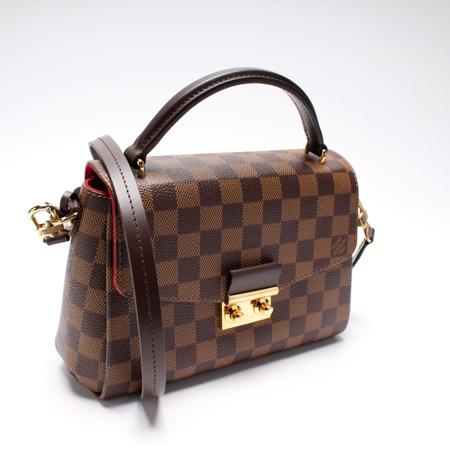 Louis Vuitton Croisette Ebene Damier Handbag Ebene 7