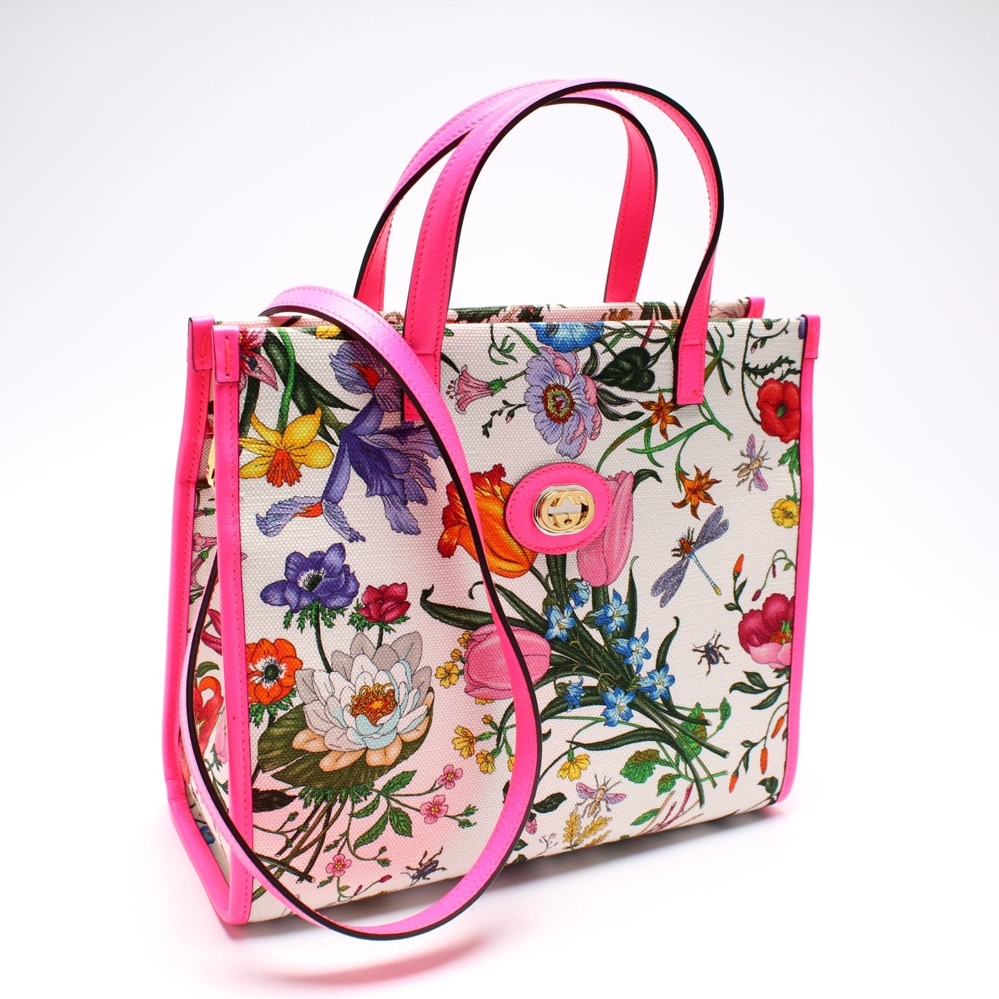 Gucci Flora Canvas Medium Tote Bag Medium 3