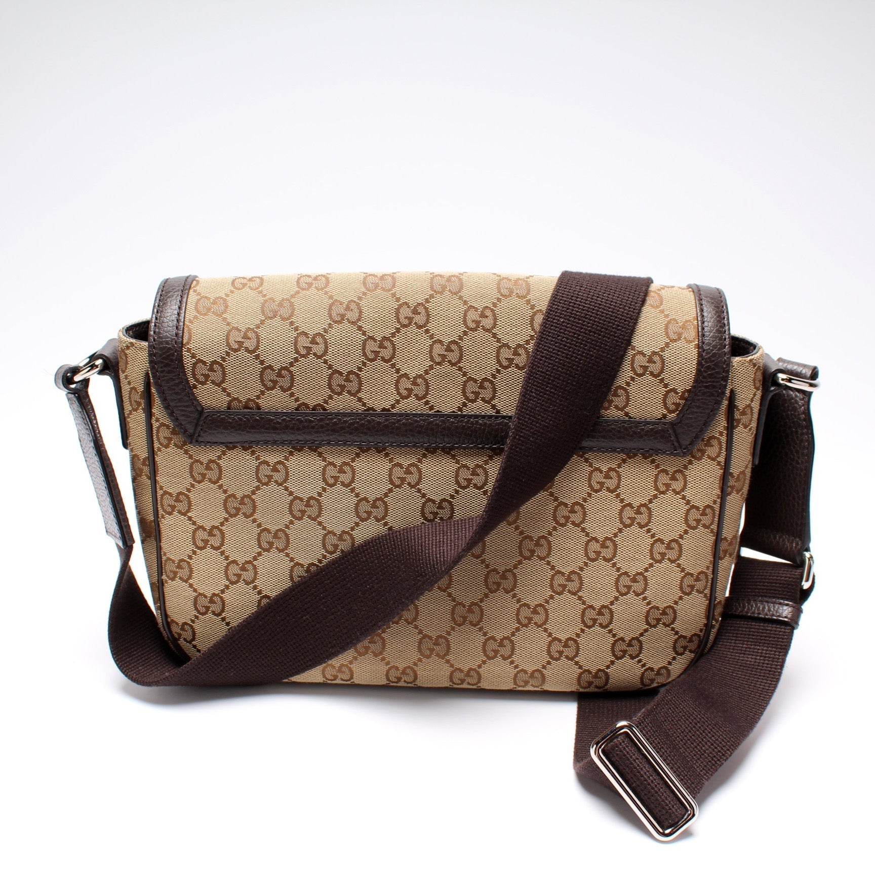 Gucci GG Messenger Canvas Travel Bag Messenger 9