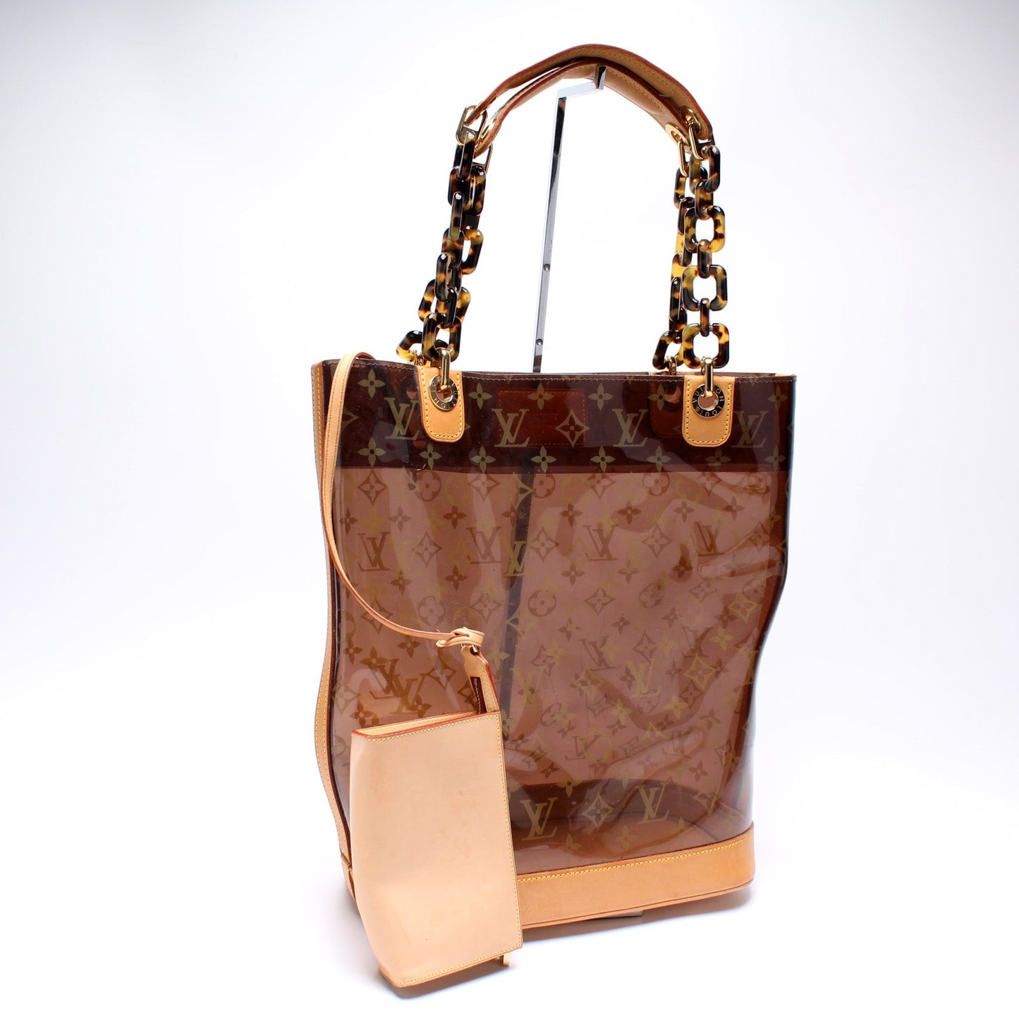 Louis Vuitton Sac Ambre w PVC Monogram MM Handbag
