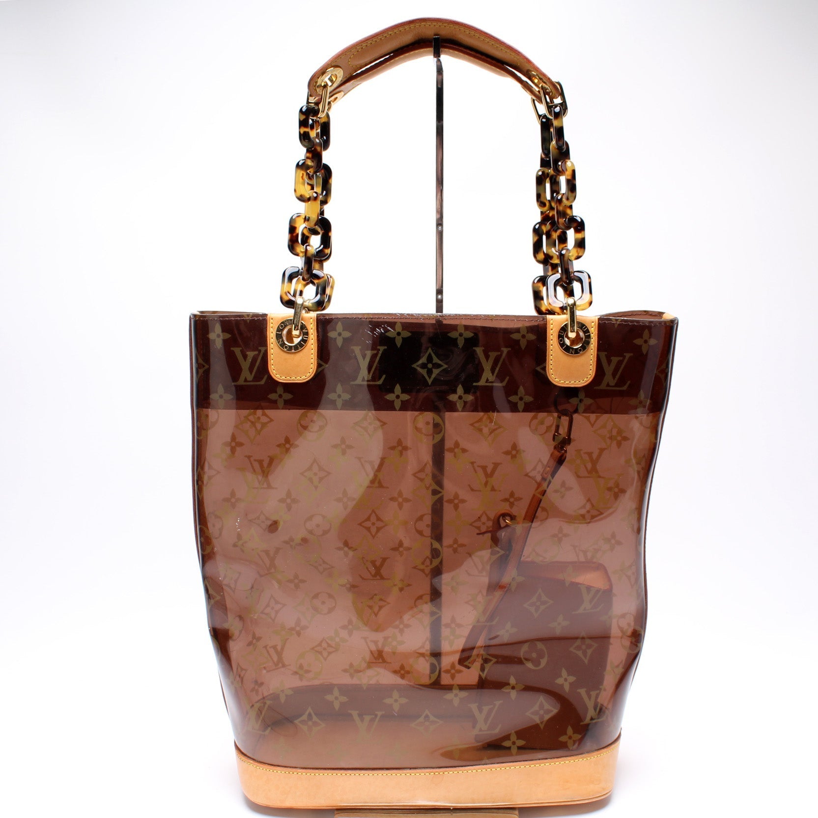 Louis Vuitton Sac Ambre w PVC Monogram MM Handbag