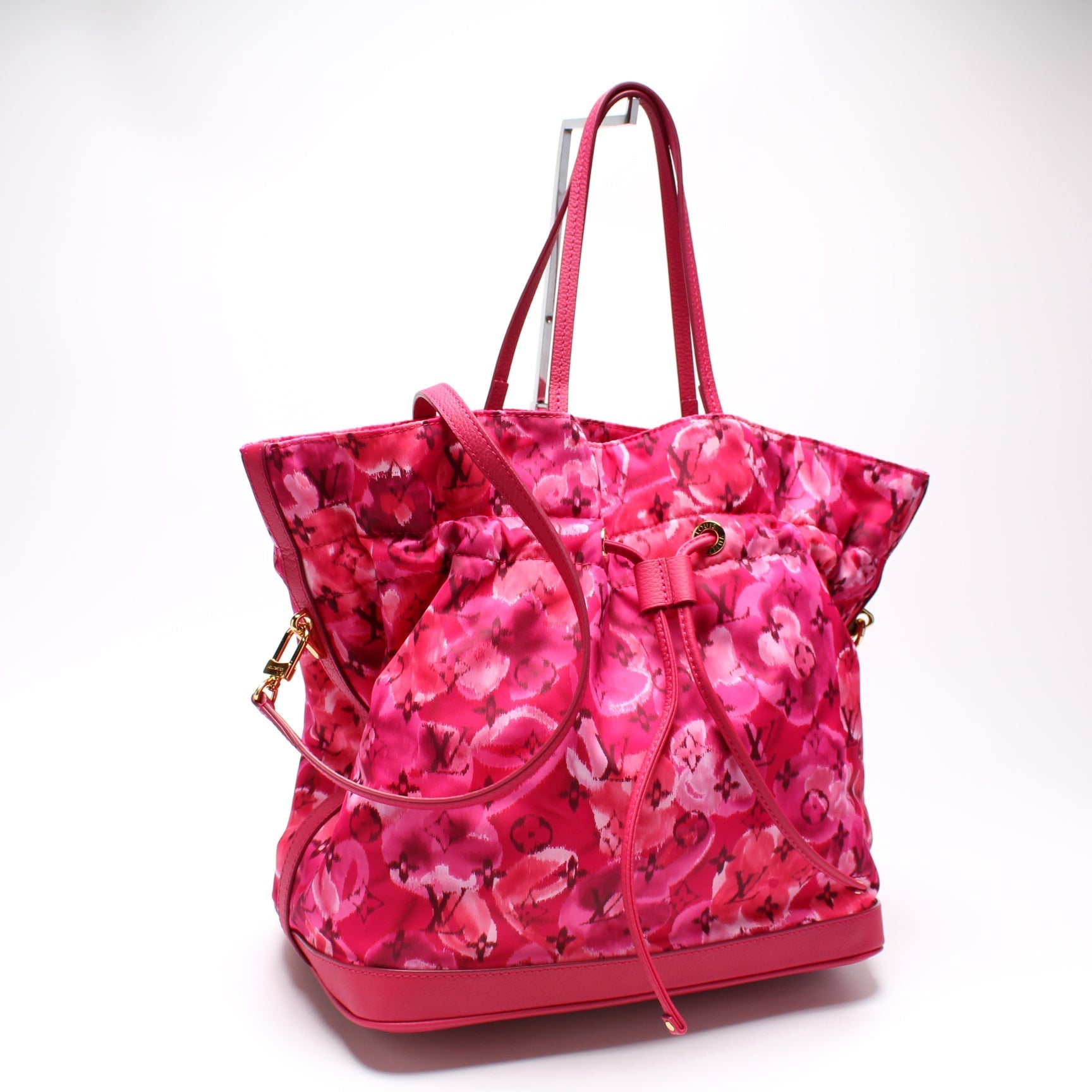 Louis Vuitton Neofull MM Nylon Ikat Monogram Handbag