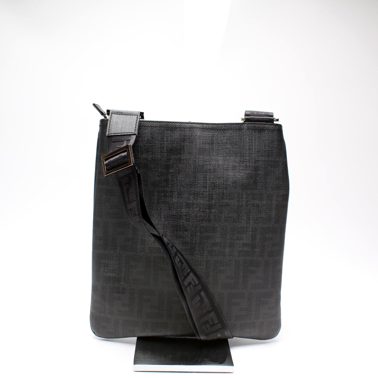 Fendi Spalmati Zucca Flat Messenger Bag Shoes