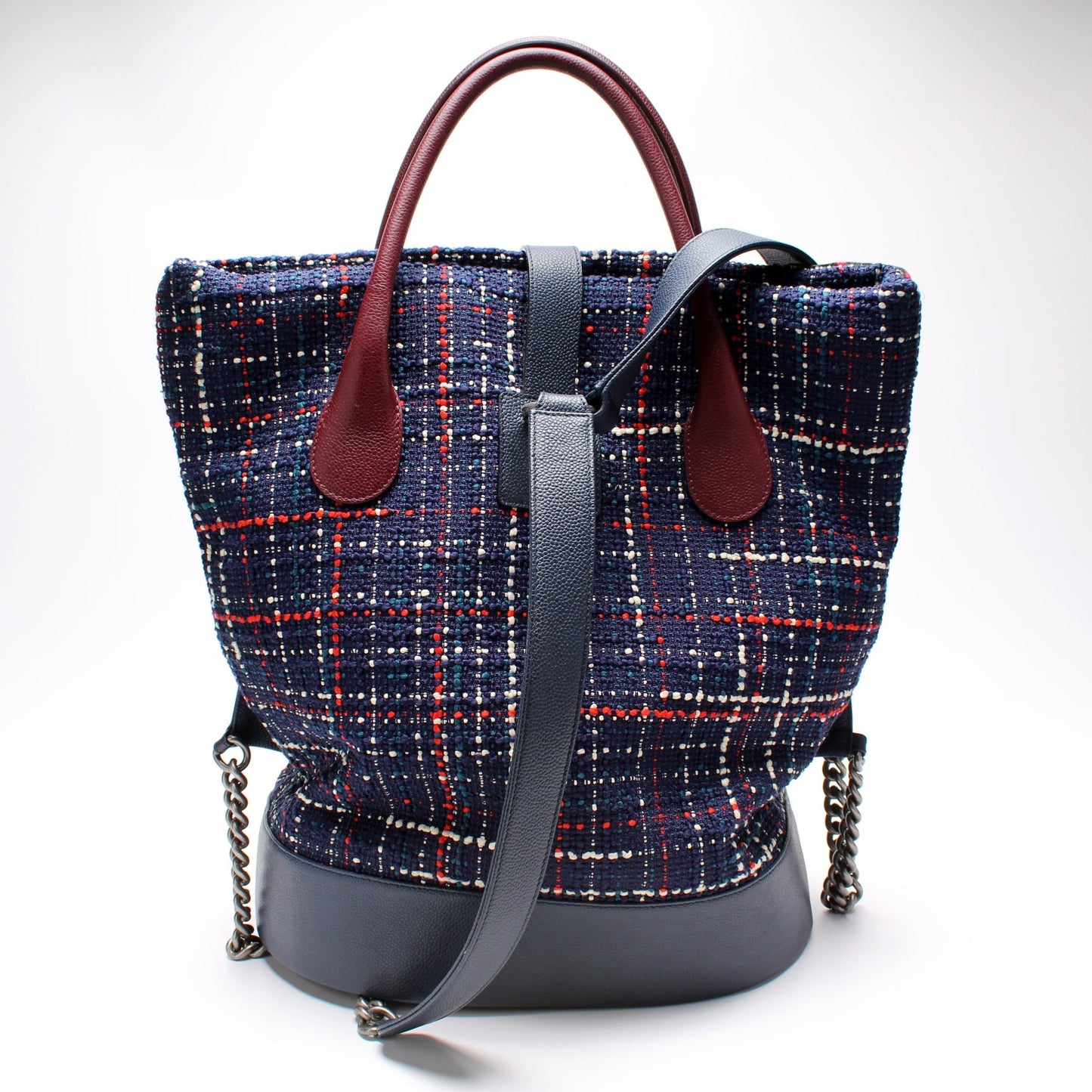 Chanel Tweed Crest Trip Backpack 22M
