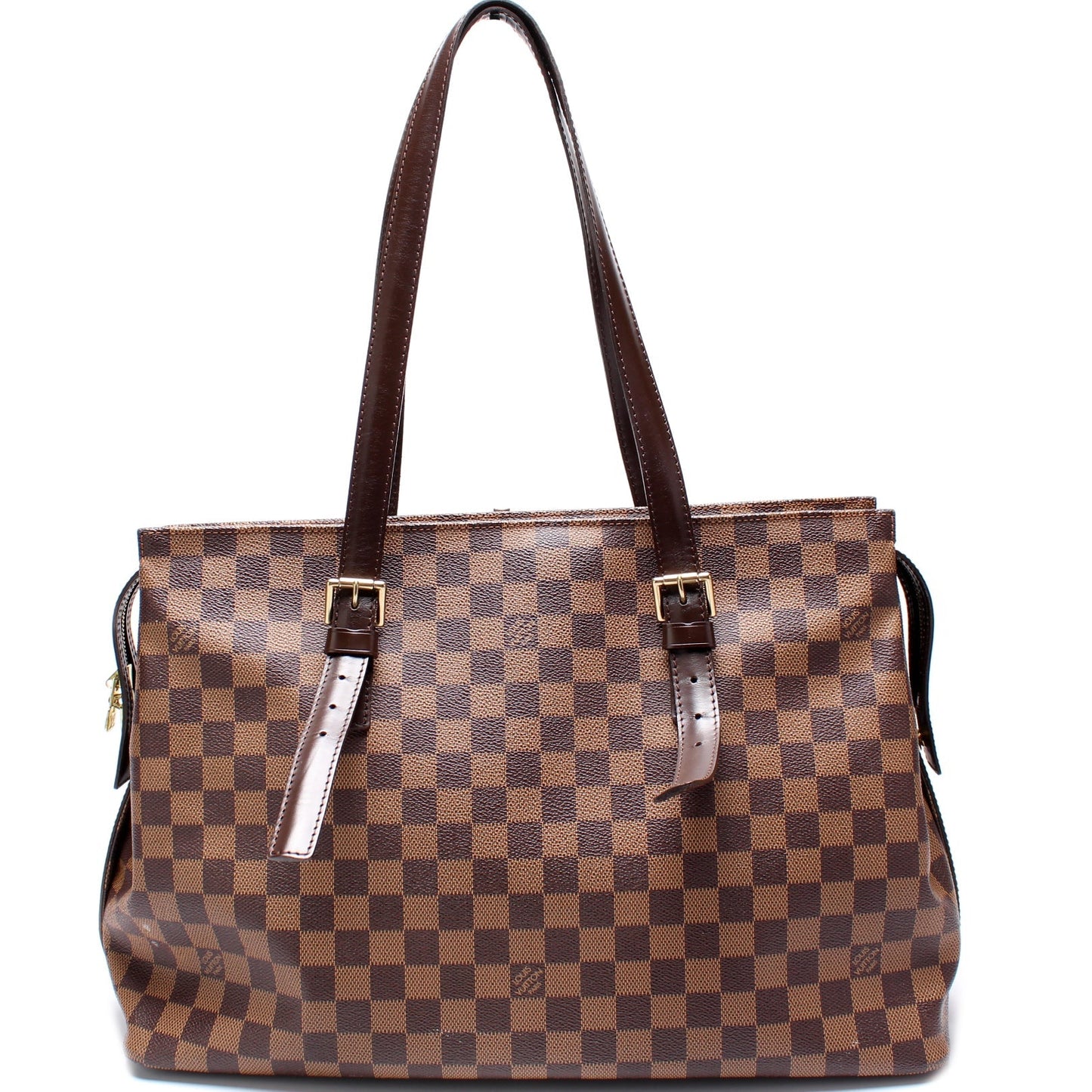 Louis Vuitton Chelsea Ebene Damier Handbag Ebene 4
