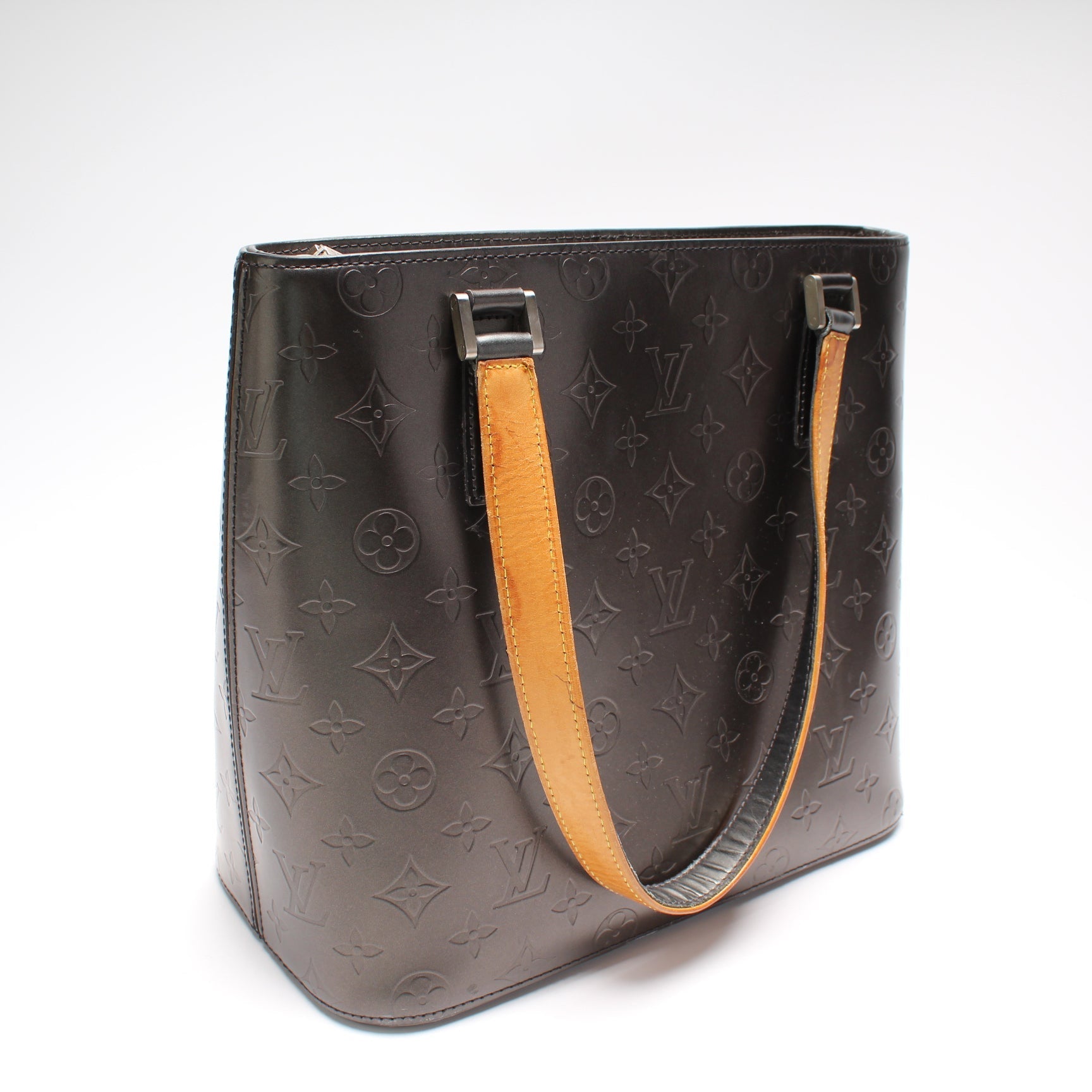 Louis Vuitton Stockton Matte Monogram Leather Handbag Leather 4