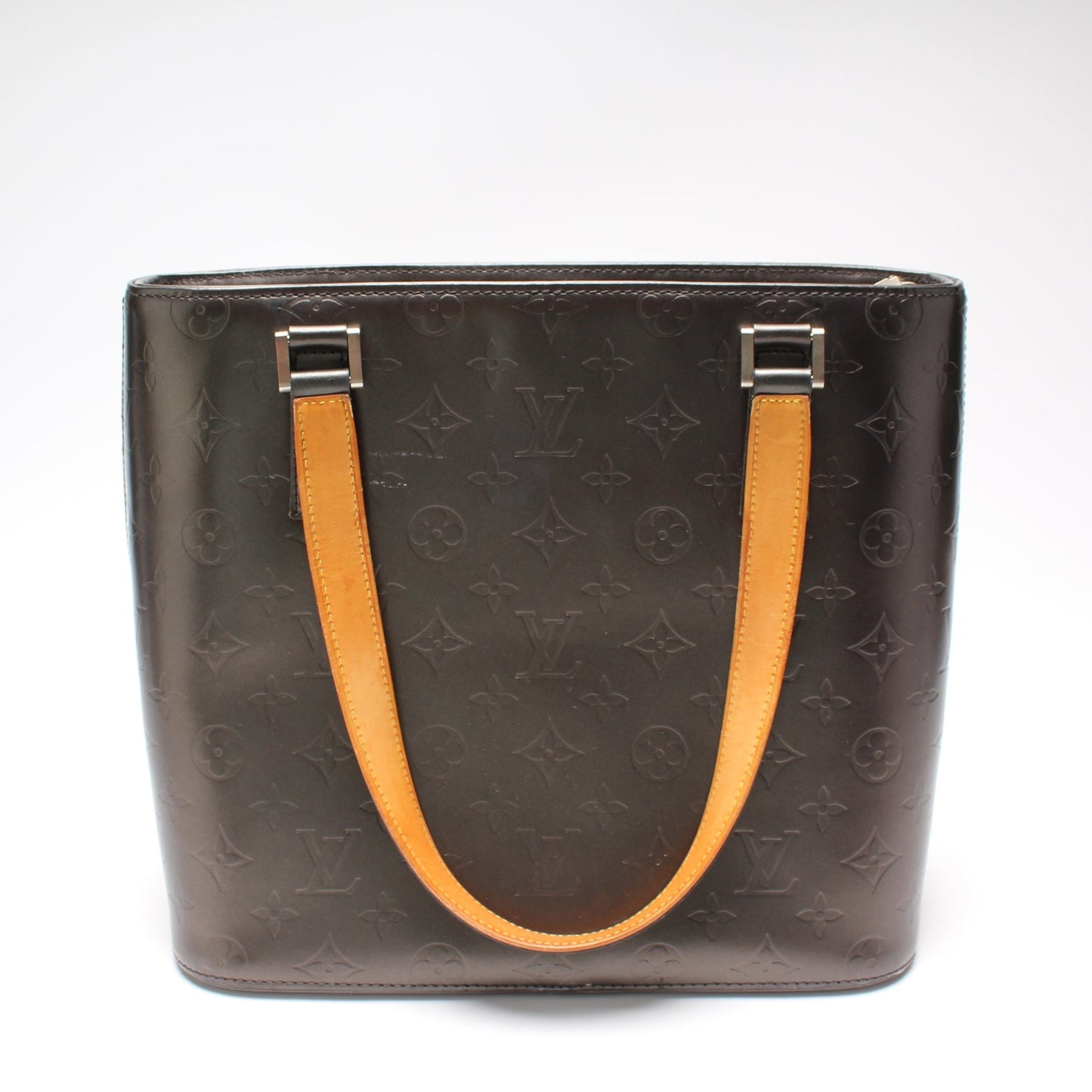 Louis Vuitton Stockton Matte Monogram Leather Handbag Leather 4