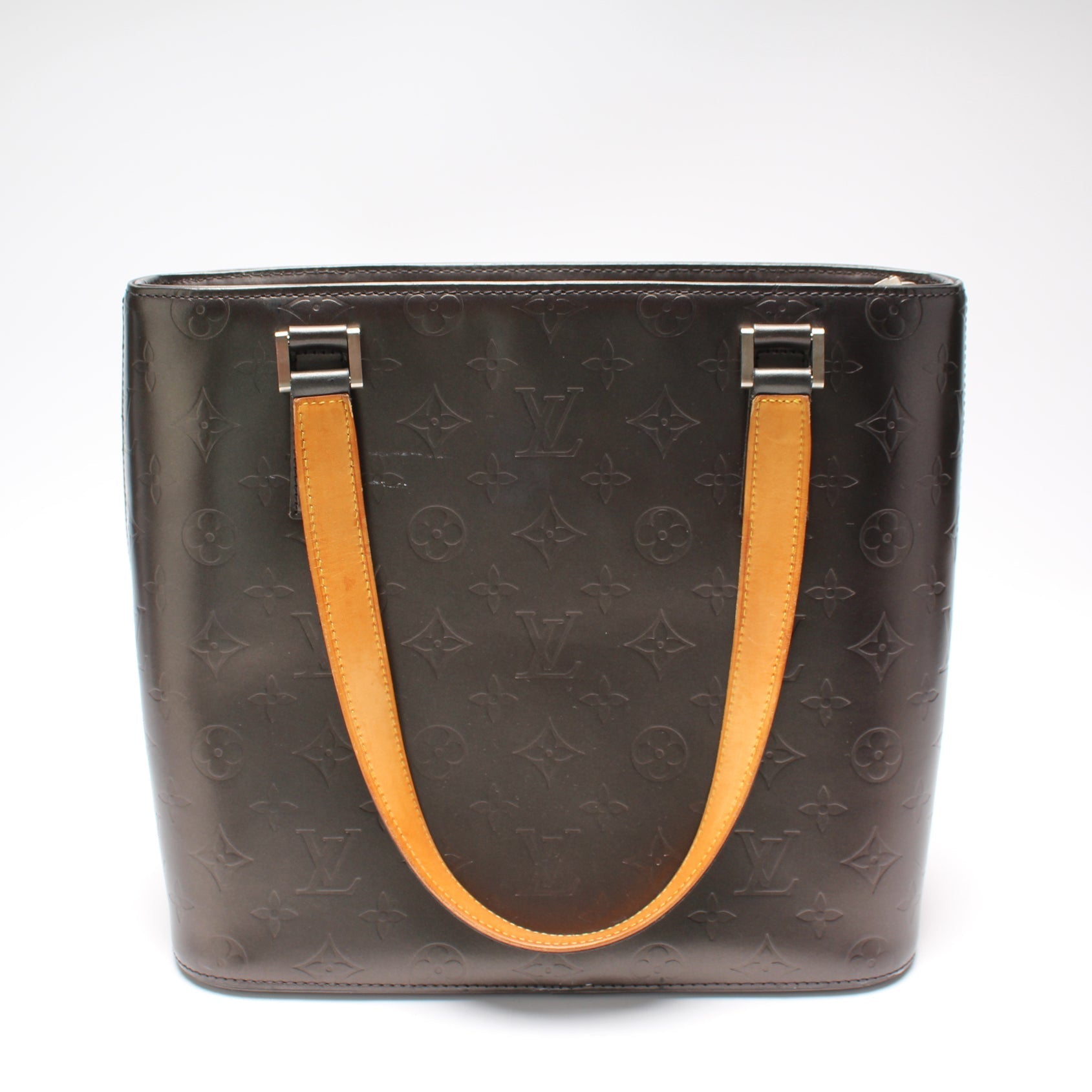 Louis Vuitton Stockton Matte Monogram Leather Handbag Leather 4