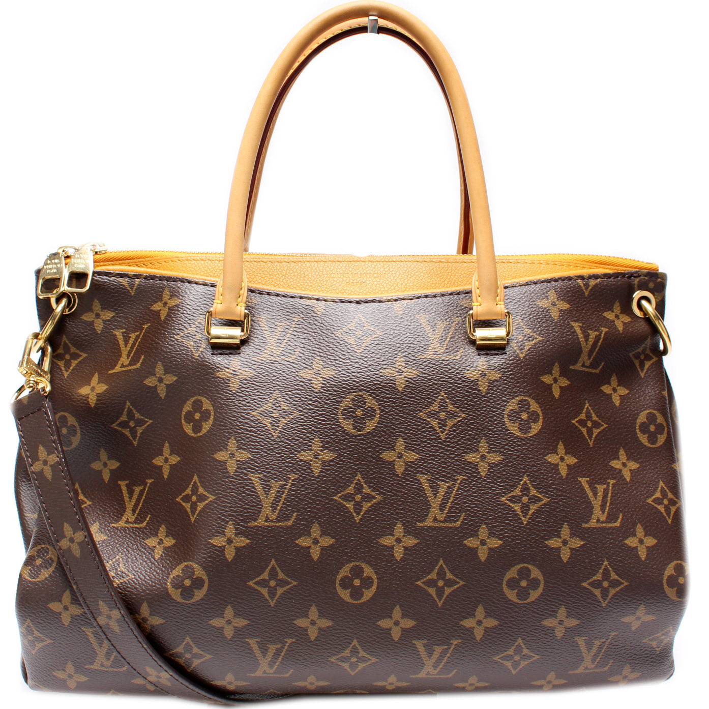 Louis Vuitton Pallas Side Monogram Canvas Tote Bag Side 3