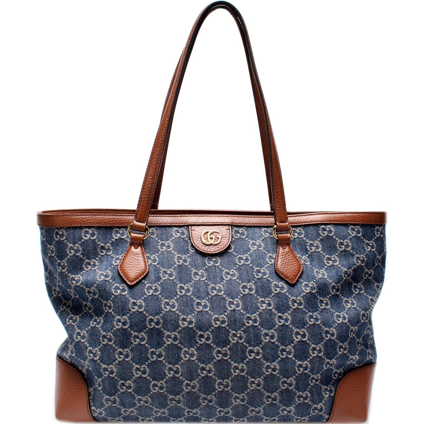 Gucci Ophidia GG Denim Tote Bag Denim Tote