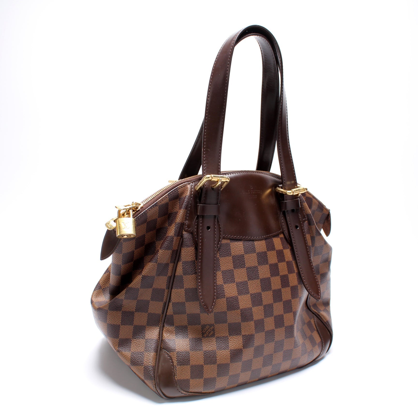 Louis Vuitton Verona Ebene MM Damier Handbag Ebene 15