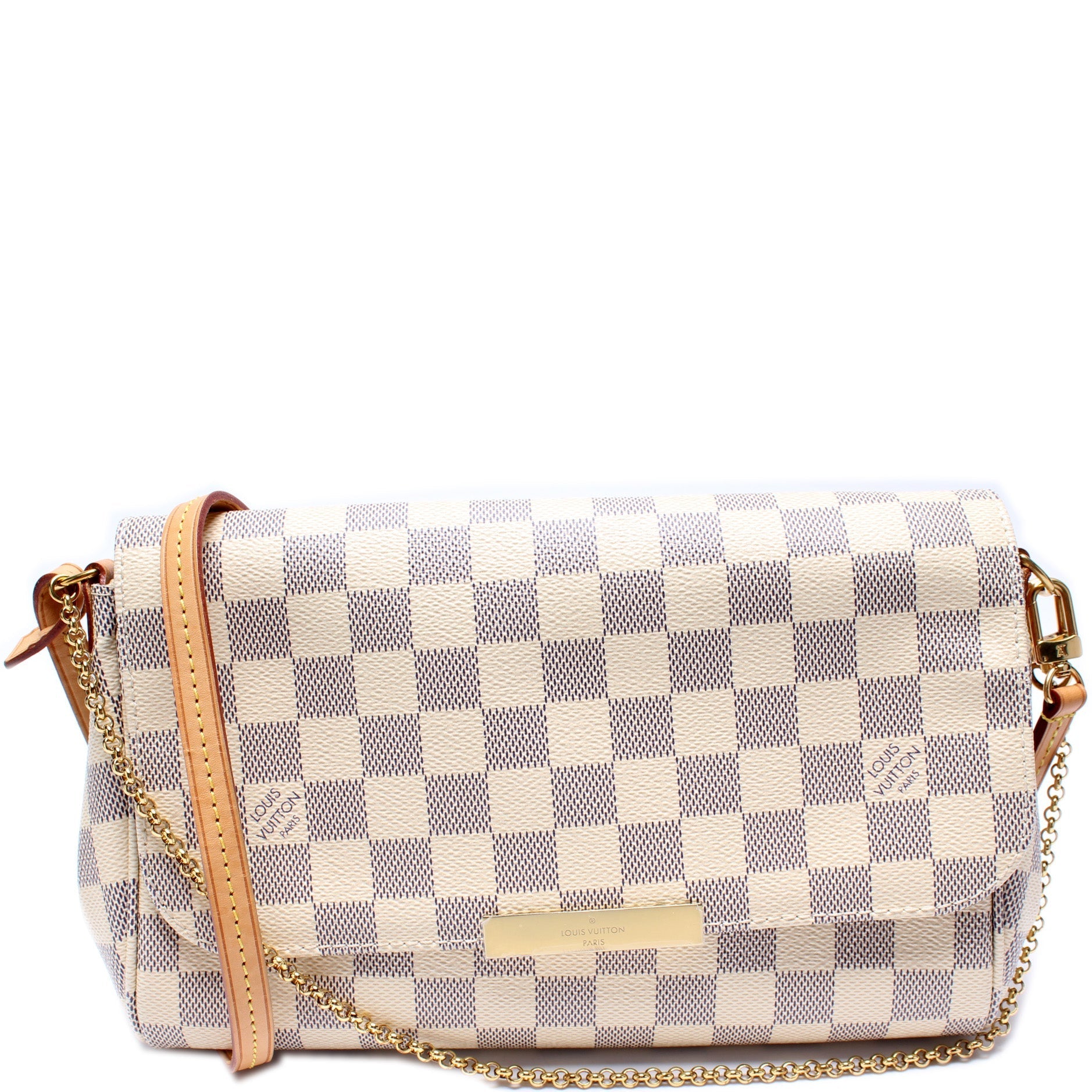 Louis Vuitton Favorite MM Azur Damier Handbag Azur 2