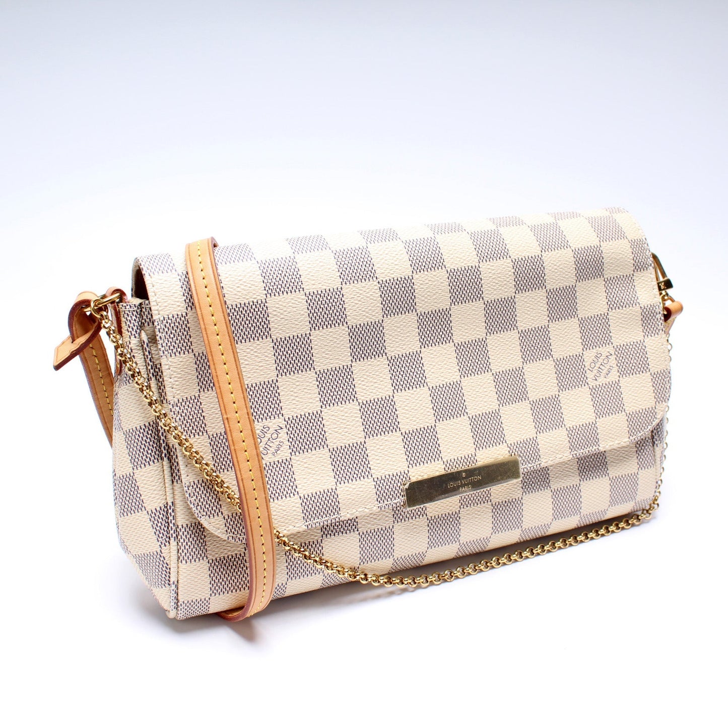 Louis Vuitton Favorite MM Azur Damier Handbag Azur 2