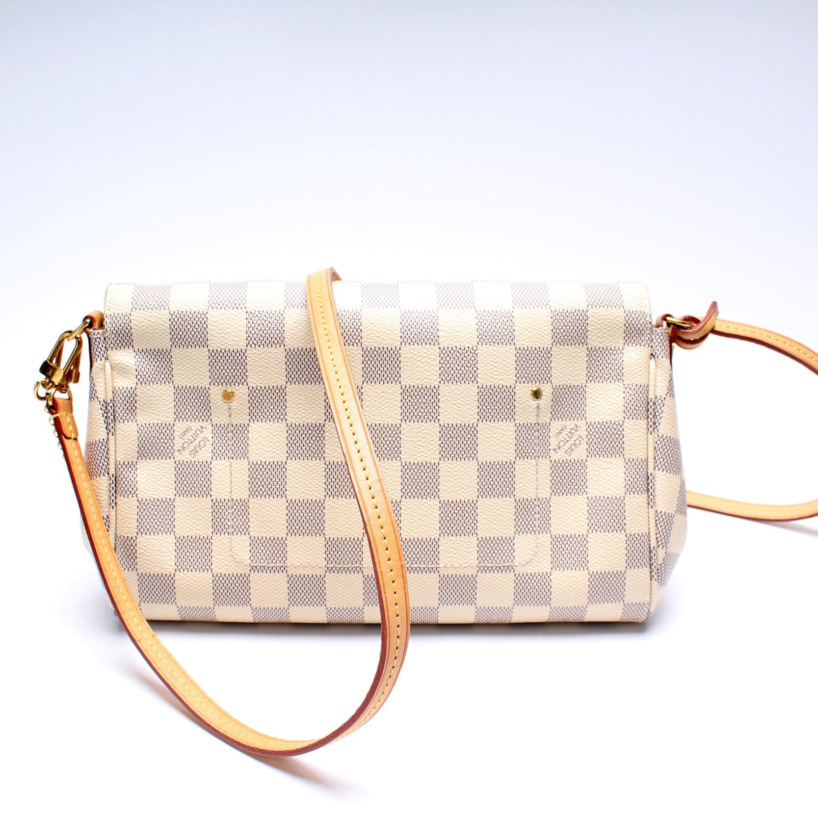Louis Vuitton Favorite MM Azur Damier Handbag Azur 2
