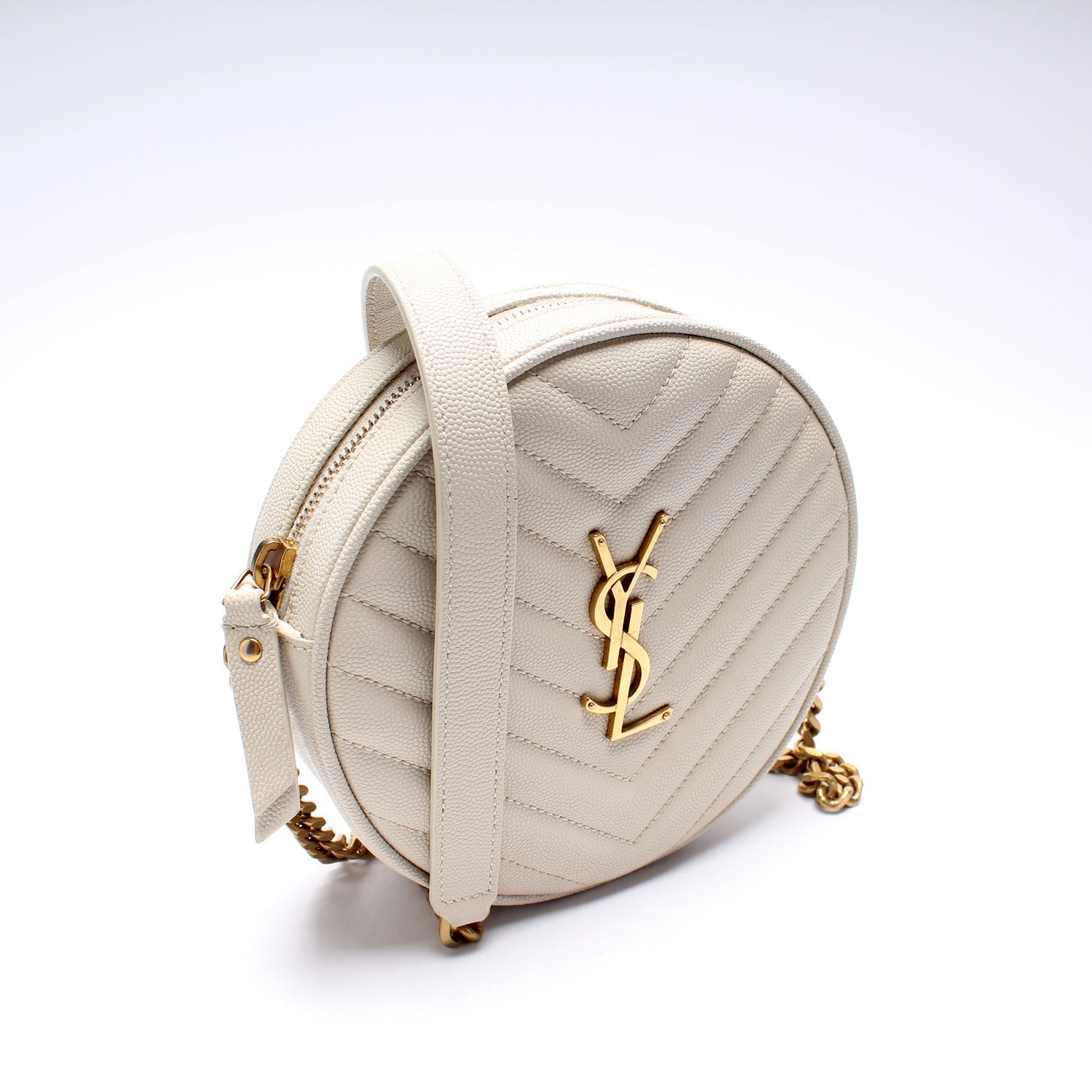 YSL Saint Laurent Grain De Round Camera Bag Travel Bag Round Camera Bag