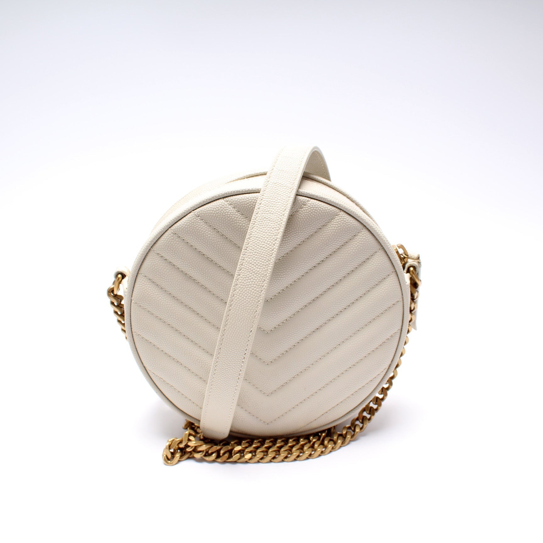 YSL Saint Laurent Grain De Round Camera Bag Travel Bag Round Camera Bag