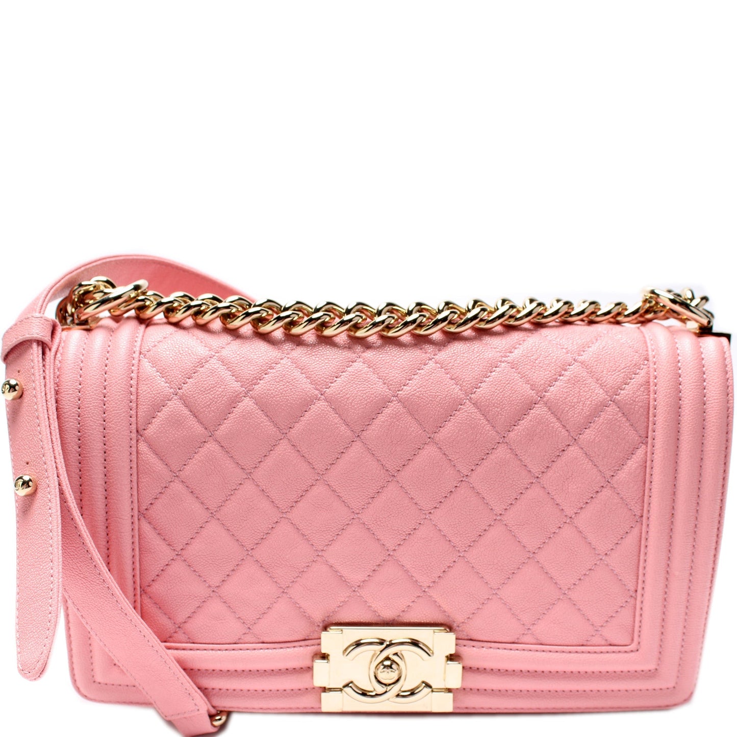 Chanel Boy Flap Old Caviar 27M Handbag