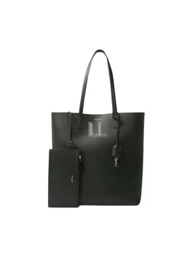 YSL Saint Laurent Luxury Trending North South Shopping Tote Bag Black Black600306 Csv0J 1000