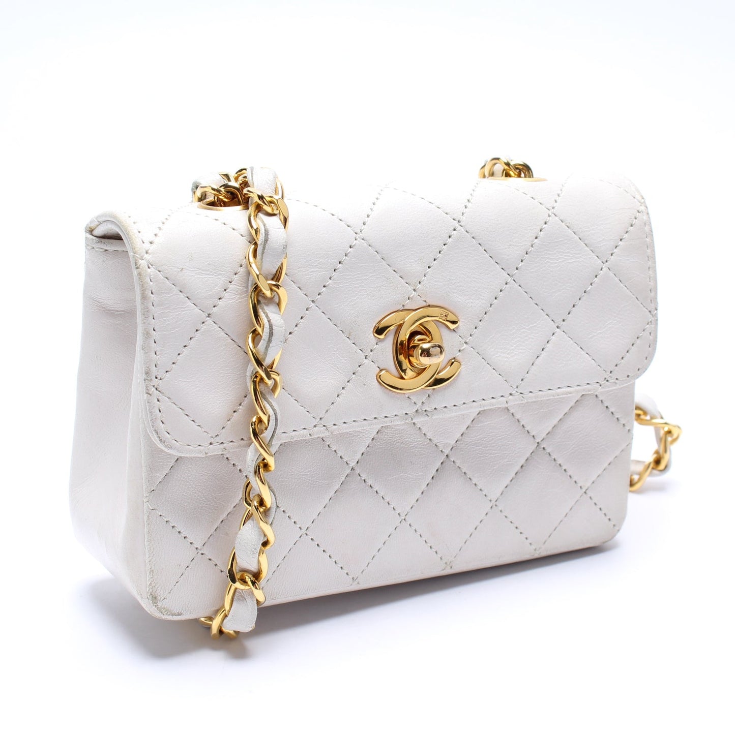 Chanel Micro CC Half-Flap Lambskin 1M Handbag