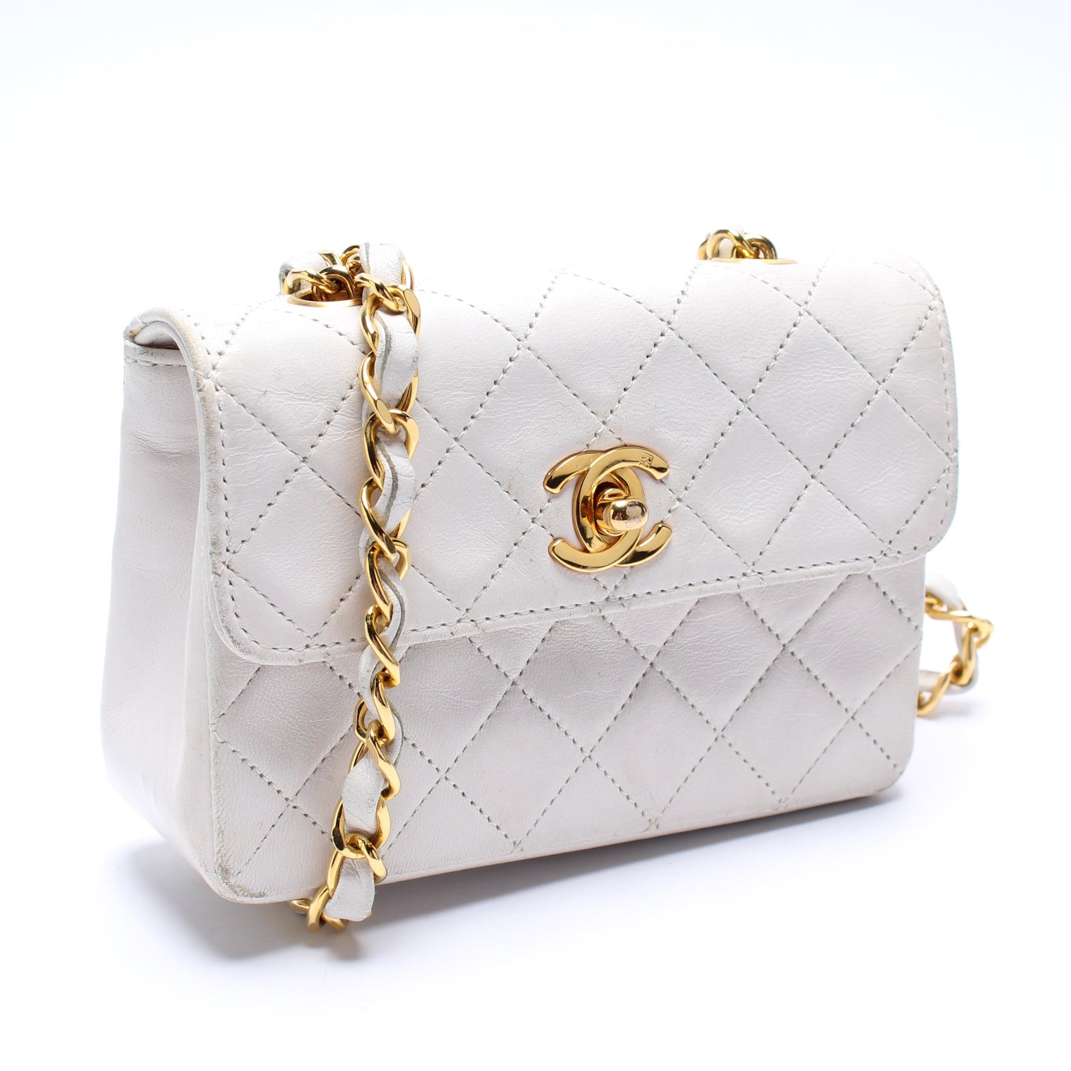 Chanel Micro CC Half-Flap Lambskin 1M Handbag