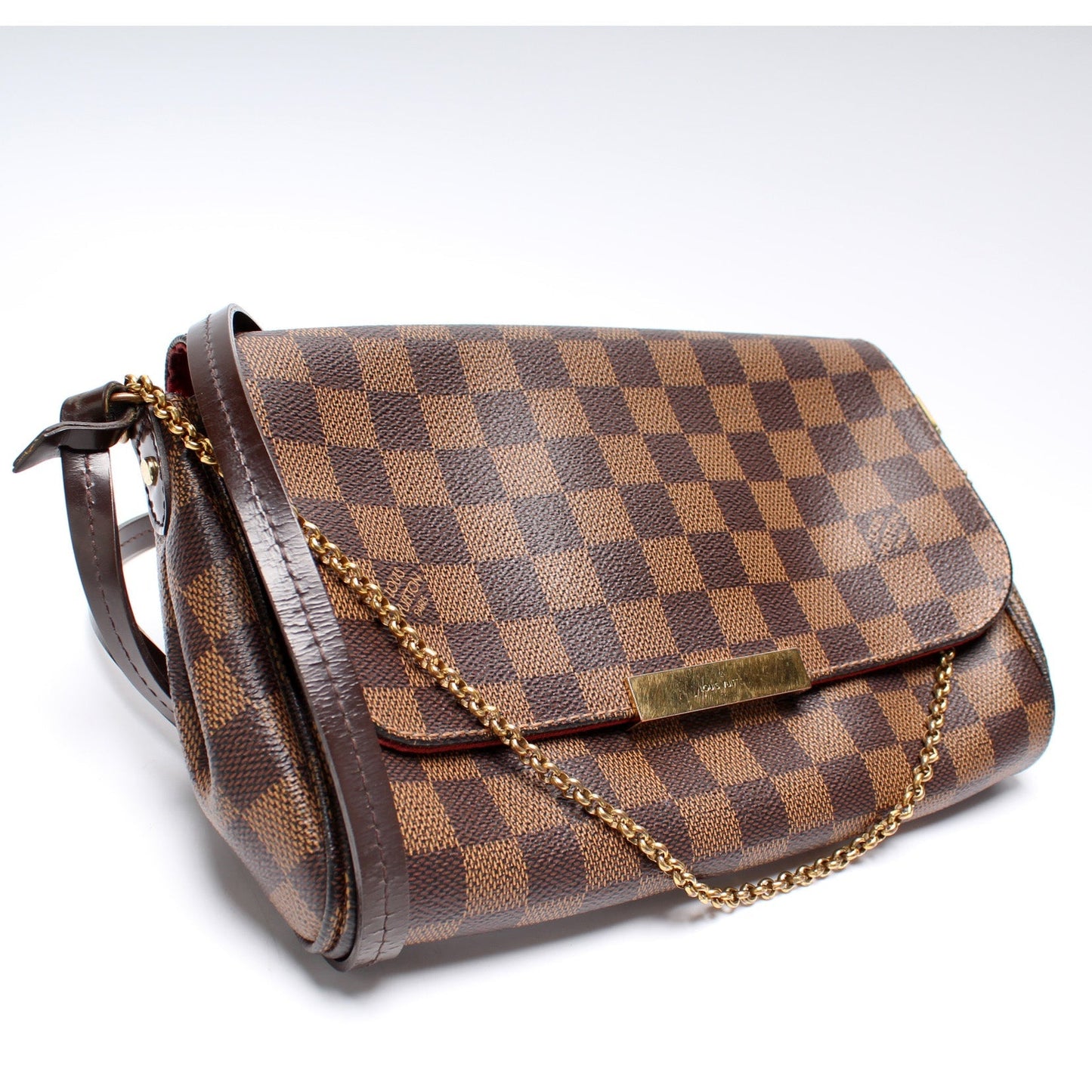 Louis Vuitton Favorite MM Ebene Damier Handbag Ebene 23
