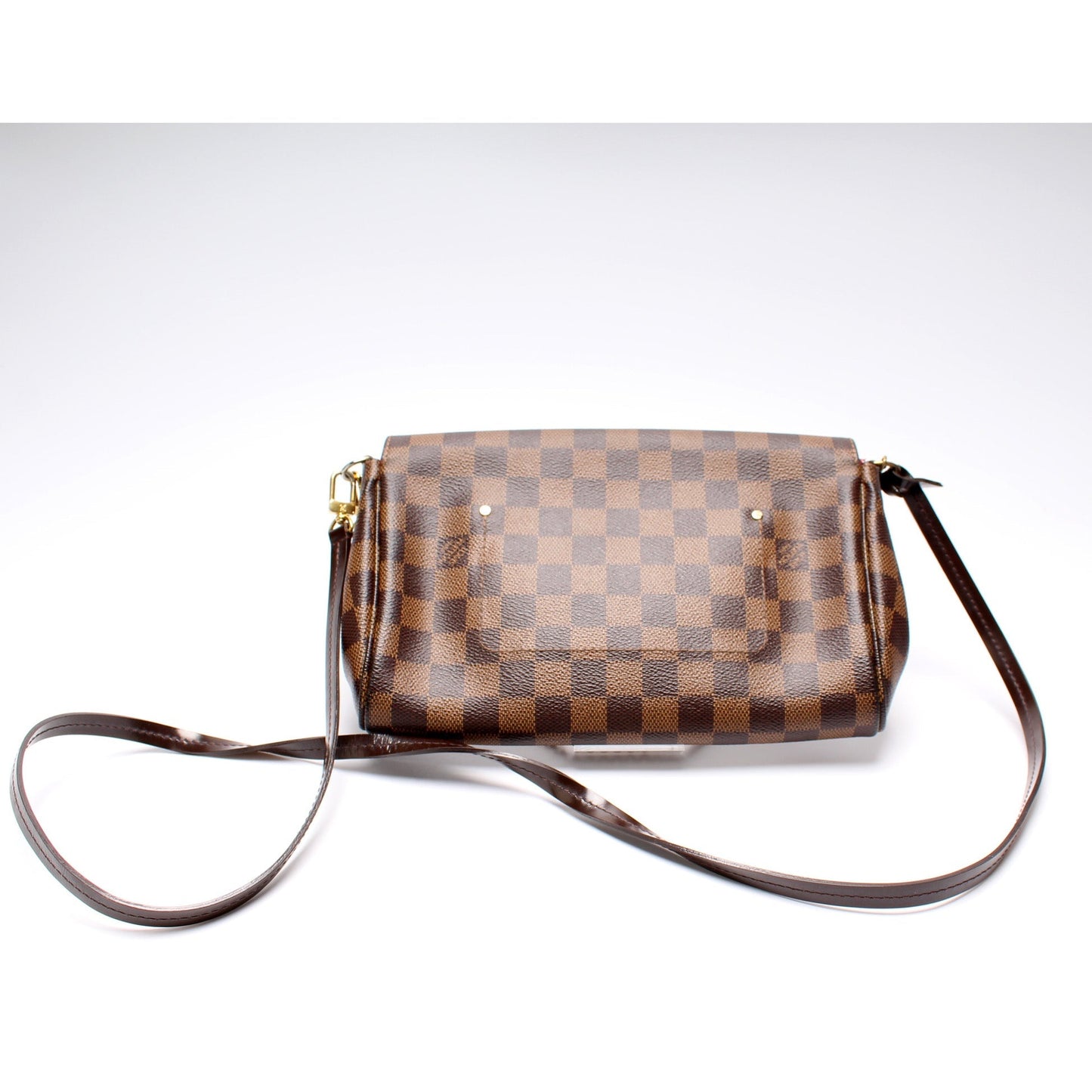 Louis Vuitton Favorite MM Ebene Damier Handbag Ebene 23