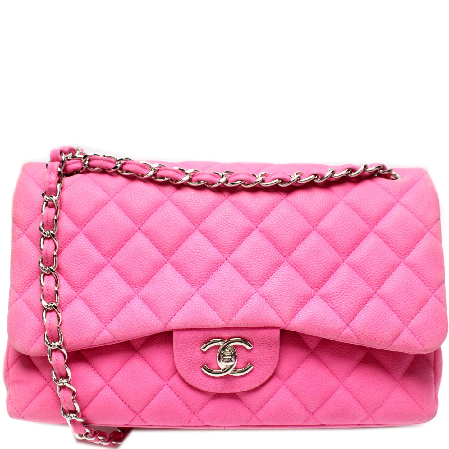 Chanel Classic Flap Jumbo Caviar 18M Handbag 18M 1