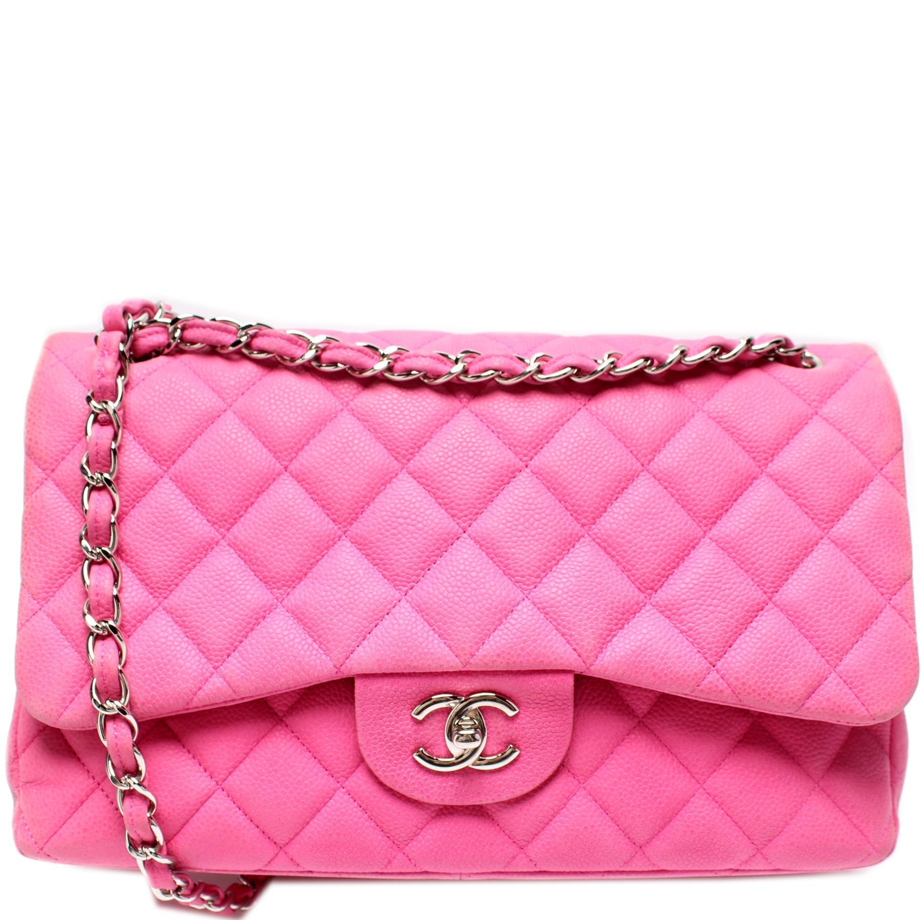 Chanel Classic Flap Jumbo Caviar 18M Handbag 18M 1