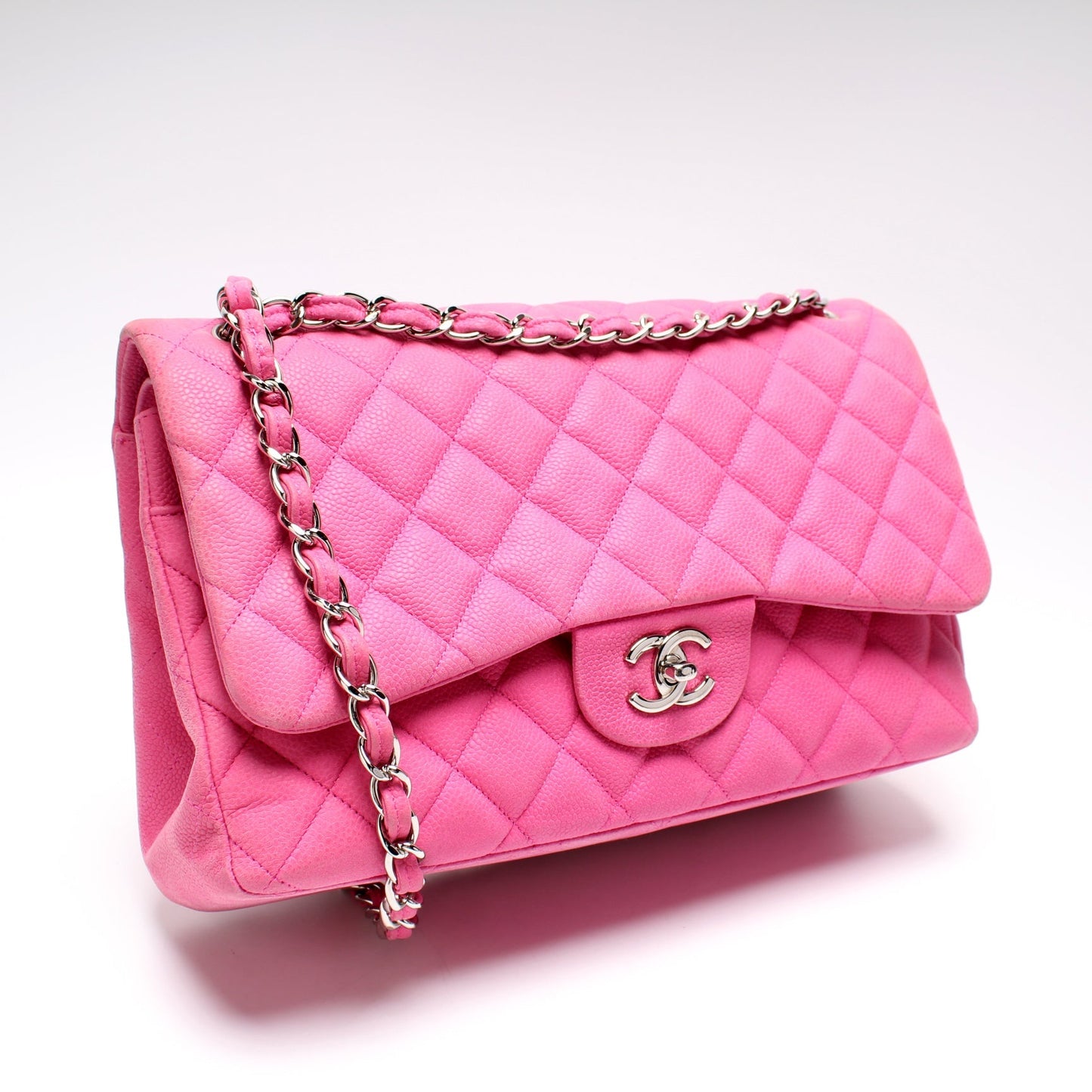 Chanel Classic Flap Jumbo Caviar 18M Handbag 18M 1