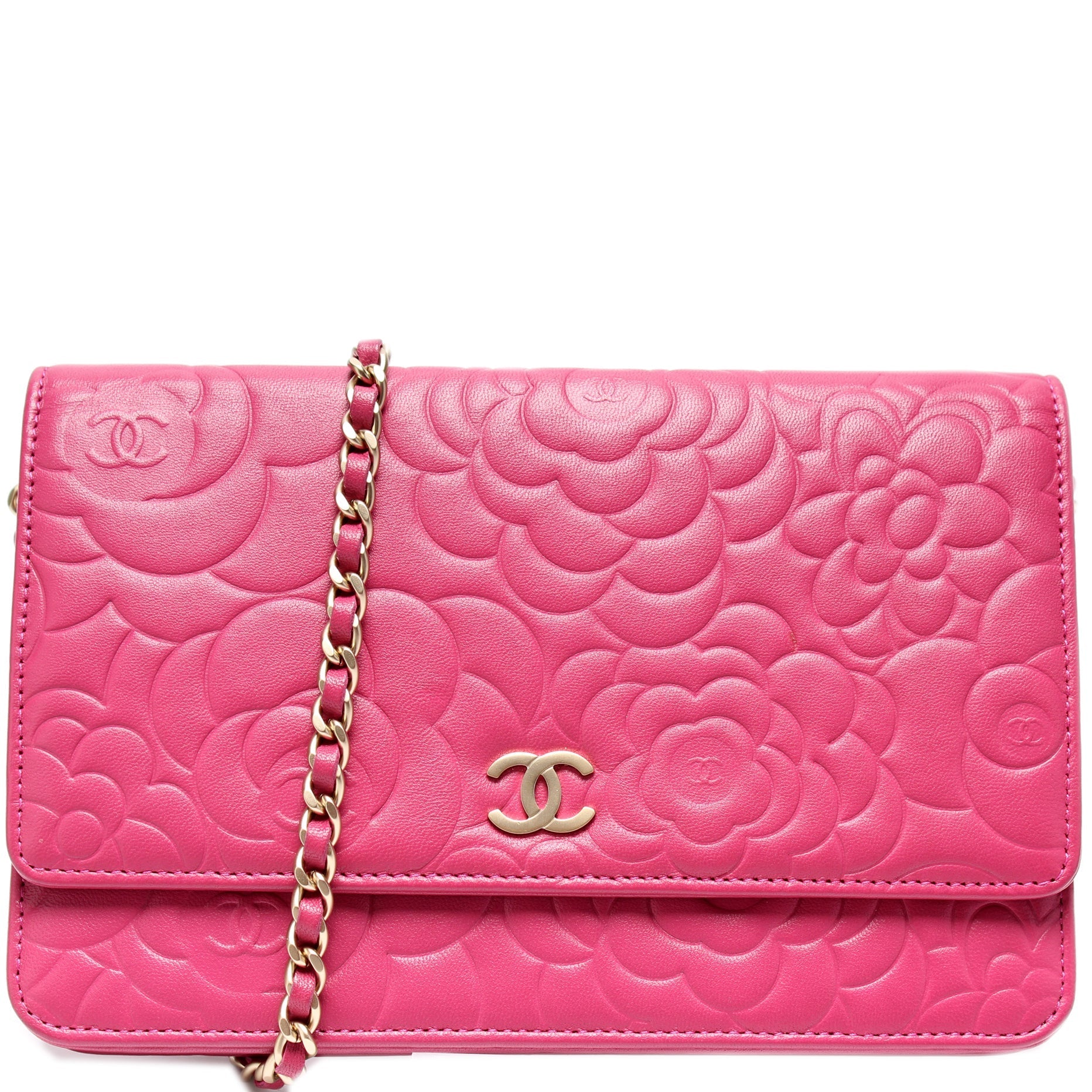 Chanel WOC Camellia 16M Clutch Bag