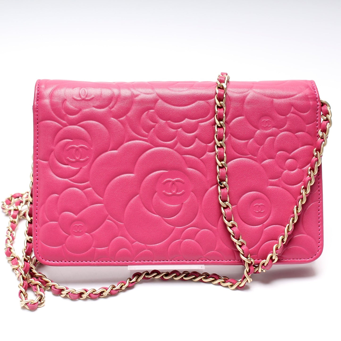 Chanel WOC Camellia 16M Clutch Bag