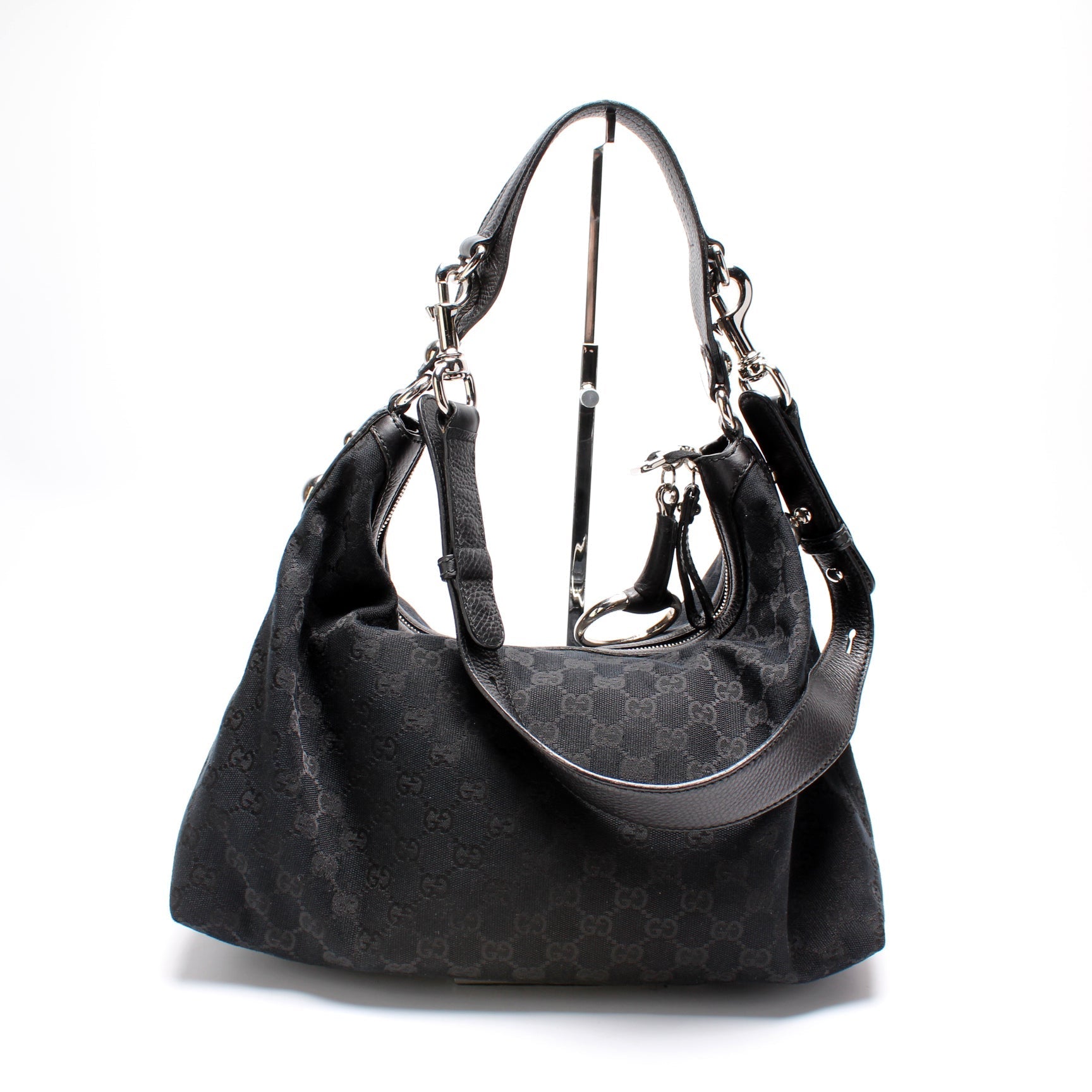 Gucci GG Icon Bit Canvas Medium Shoulder Bag