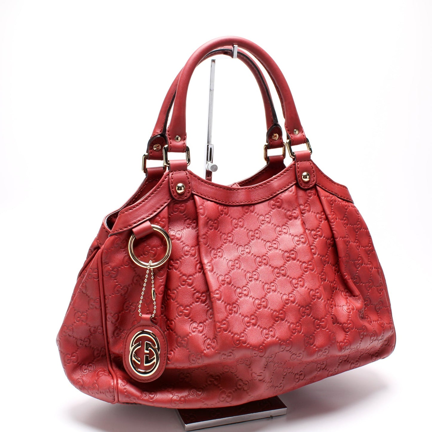 Gucci Sukey GG Leather Medium Travel Bag Leather Medium