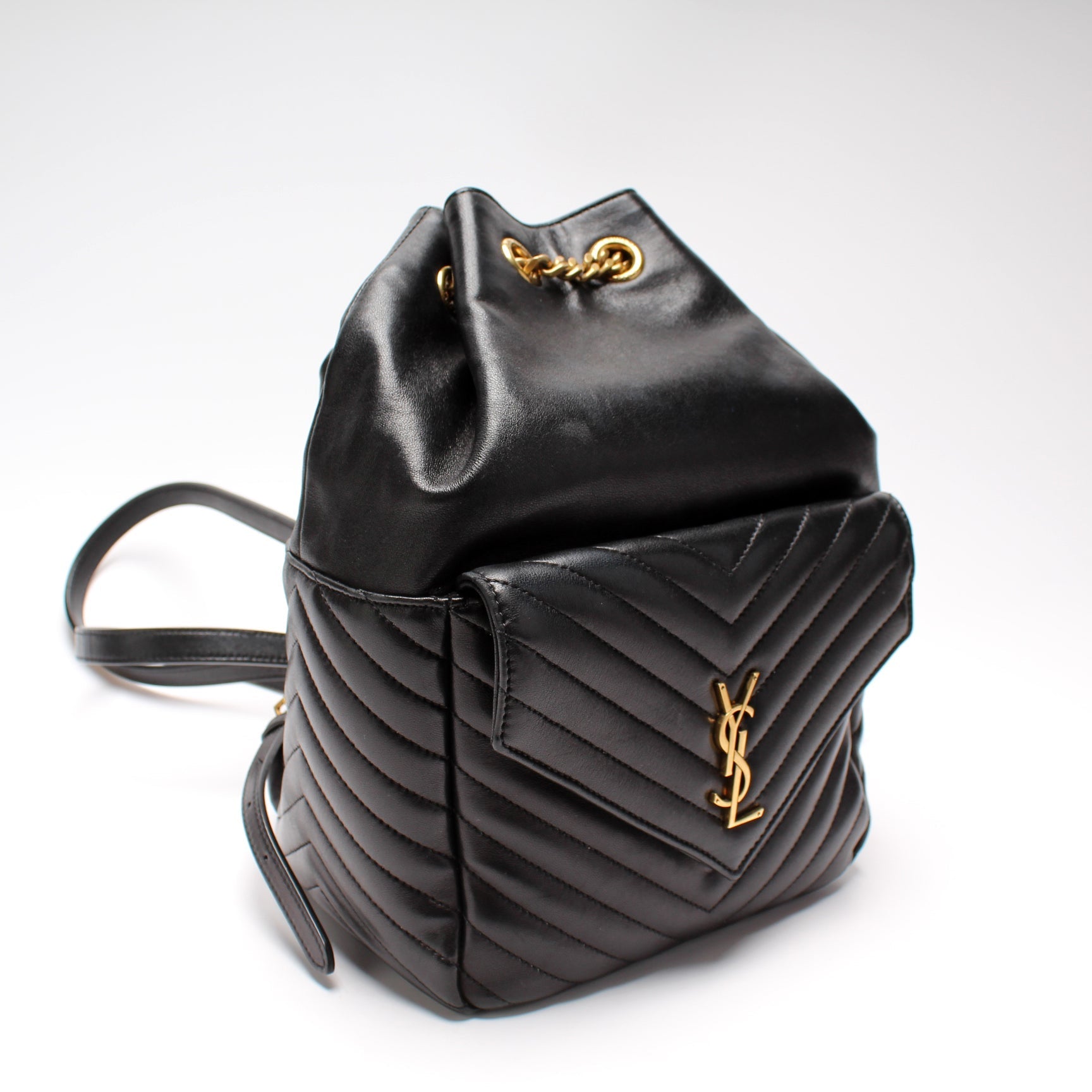 YSL Saint Laurent Saint Laurent Joe Backpack Lambskin Bag Quilted