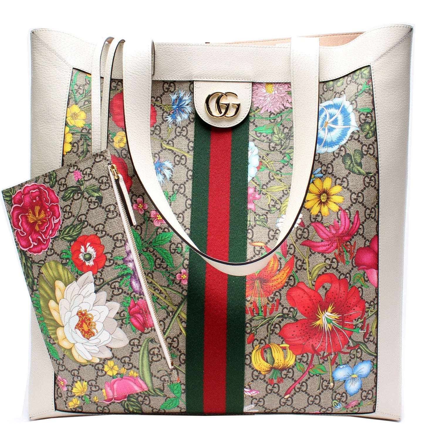 Gucci Ophidia Flora Soft Large Tote Bag