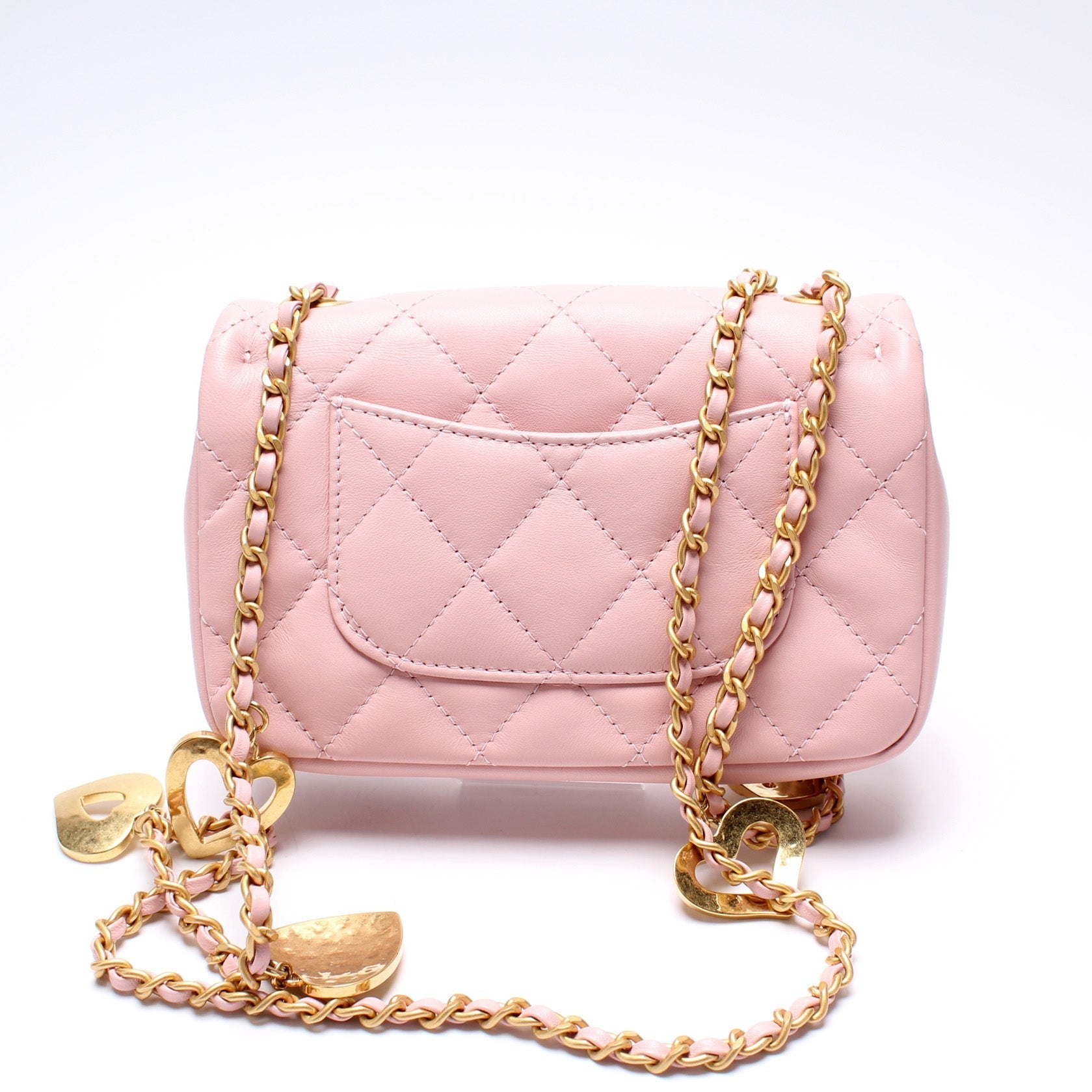 Chanel Flap Heart Lambskin 32+ Mini Bag