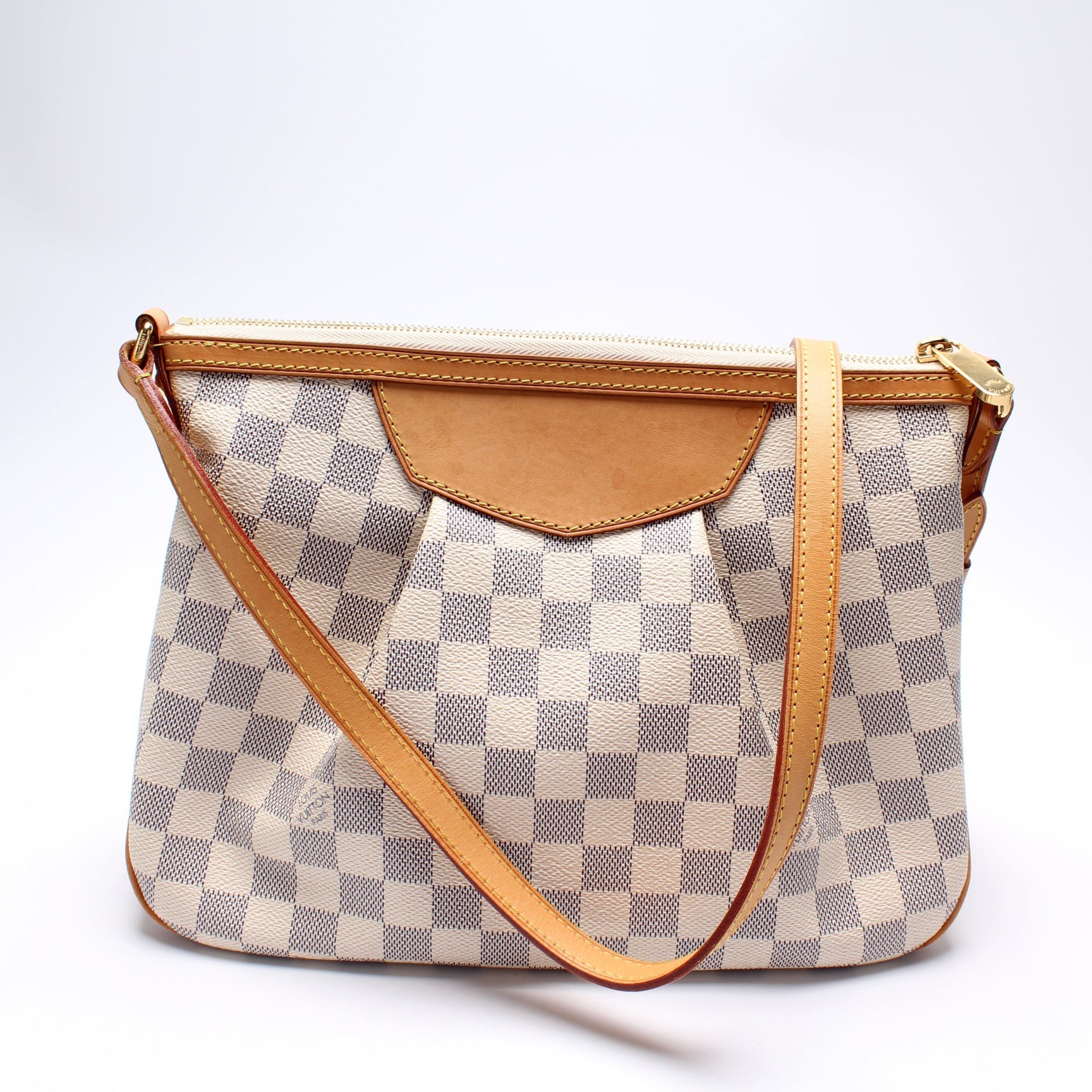 Louis Vuitton Siracusa Azur PM Damier Handbag Azur 3