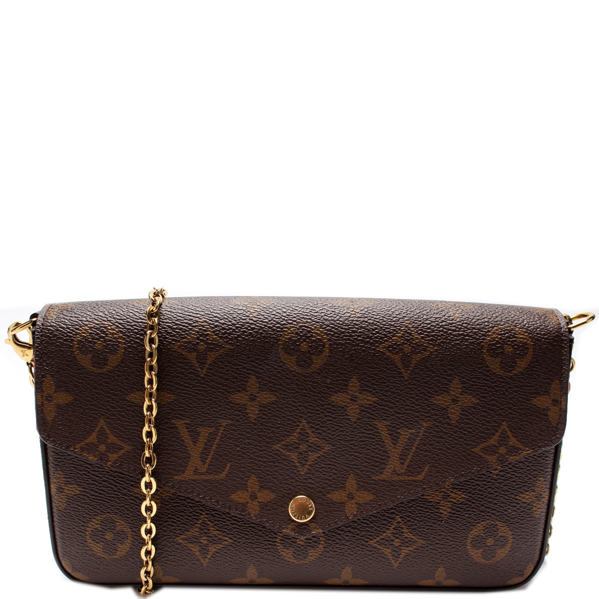 Louis Vuitton Pochette Felicie Monogram Clutch Bag Monogram 18