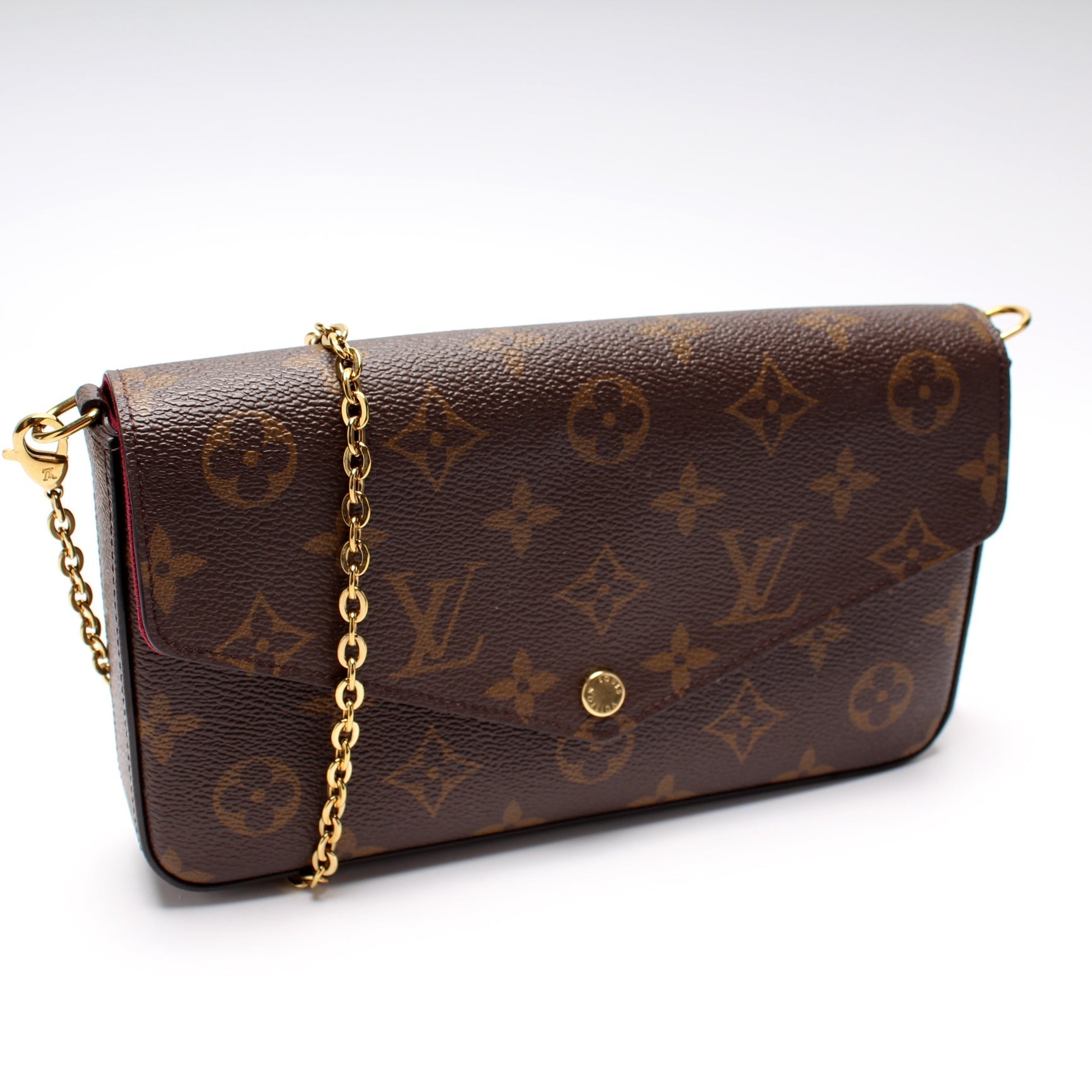 Louis Vuitton Pochette Felicie Monogram Clutch Bag Monogram 18
