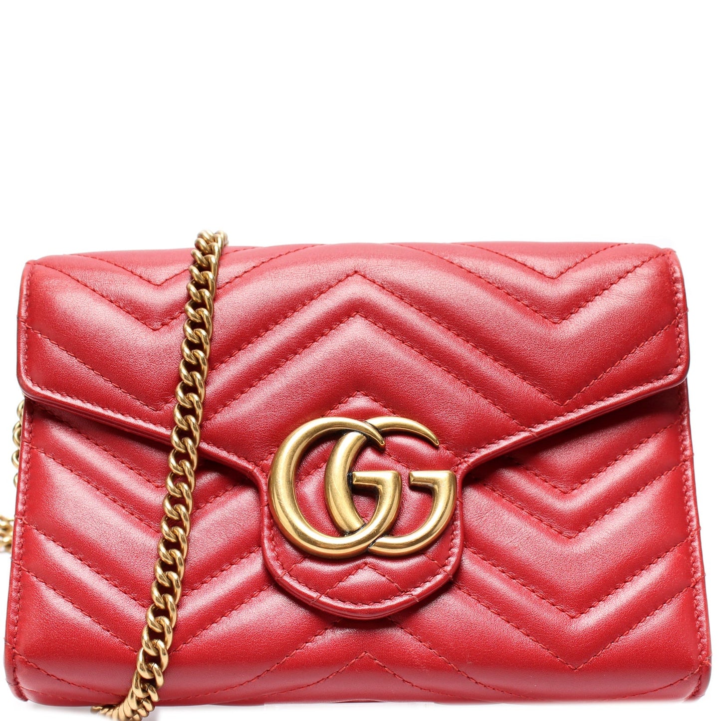 Gucci Marmont Chain Wallet Case Wallet 6