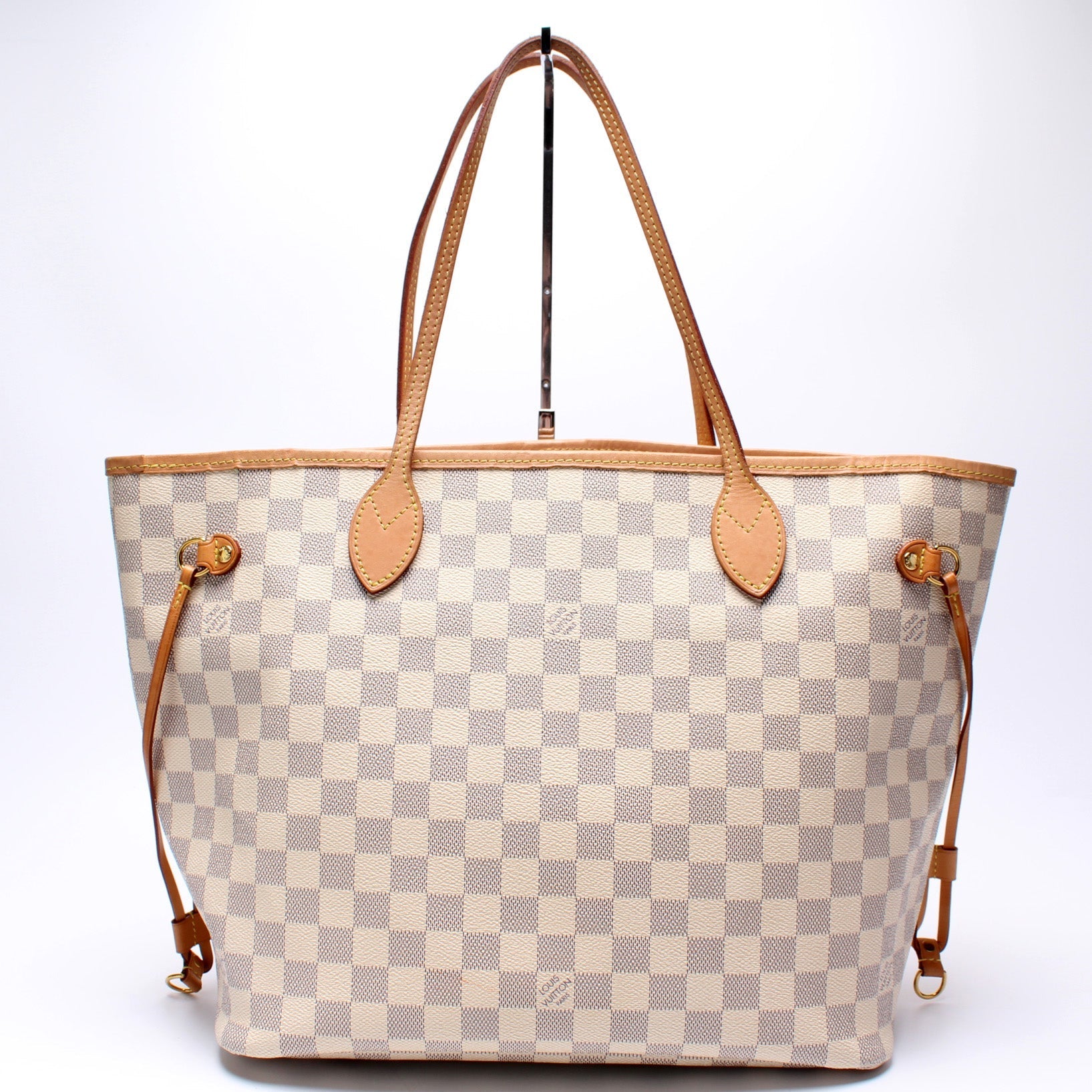 Louis Vuitton Neverfull MM Azur Damier Tote Bag Azur 12