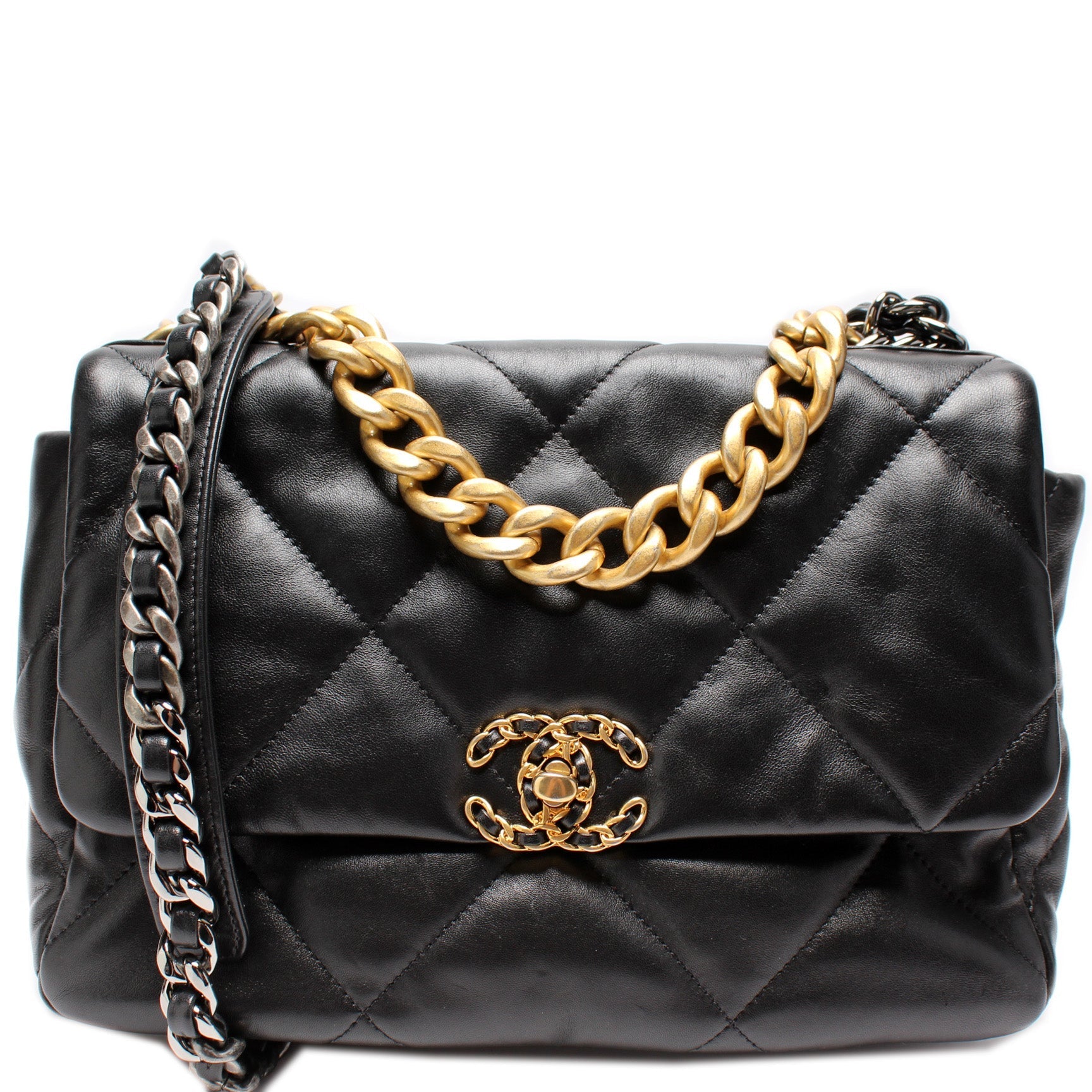Chanel Quilted Goatskin 19 Flap 32M Handbag
