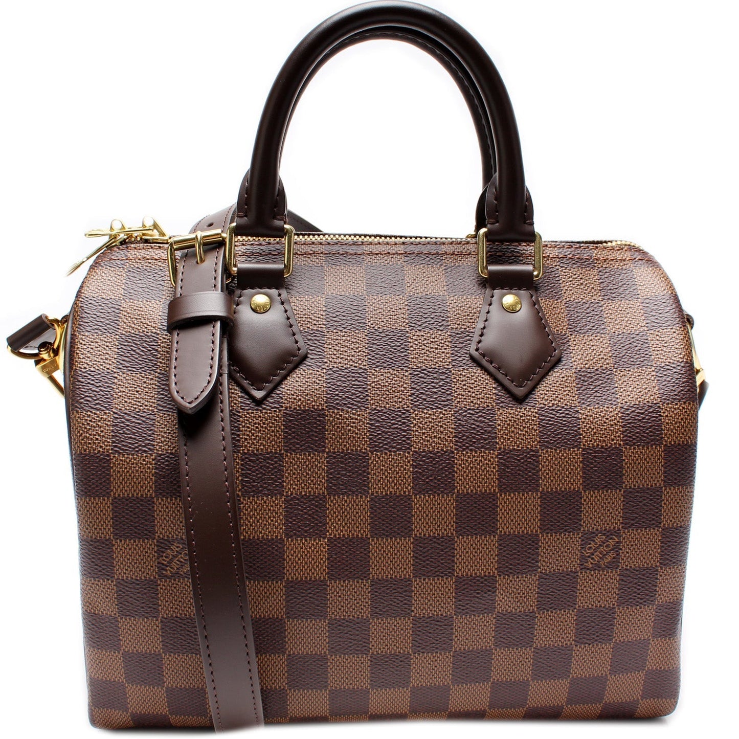 Louis Vuitton Speedy 25 Bandouliere Ebene Damier Handbag Ebene 1