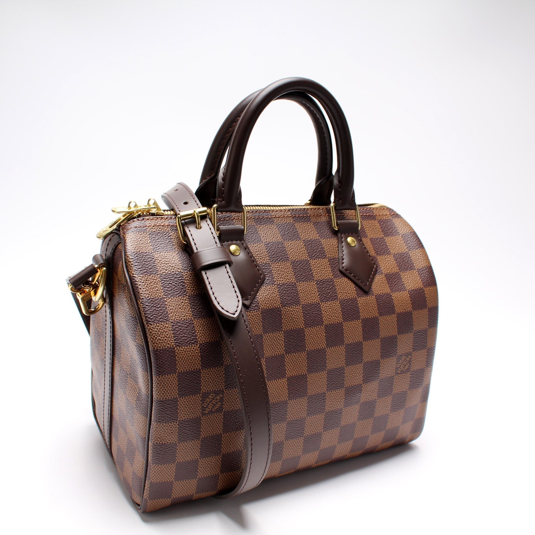 Louis Vuitton Speedy 25 Bandouliere Ebene Damier Handbag Ebene 1