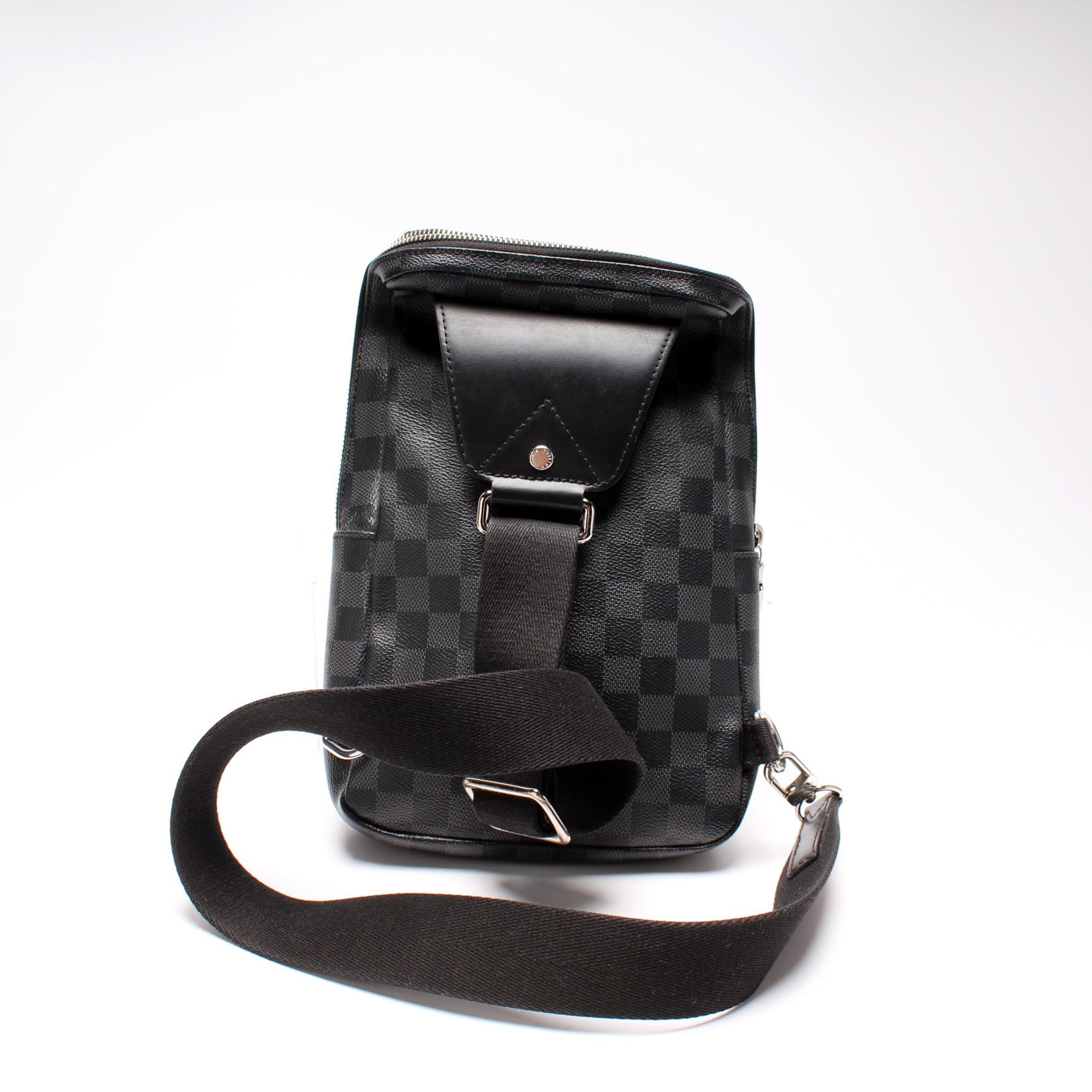 Louis Vuitton Avenue Sling Graphite Damier Crossbody Bag Graphite 8