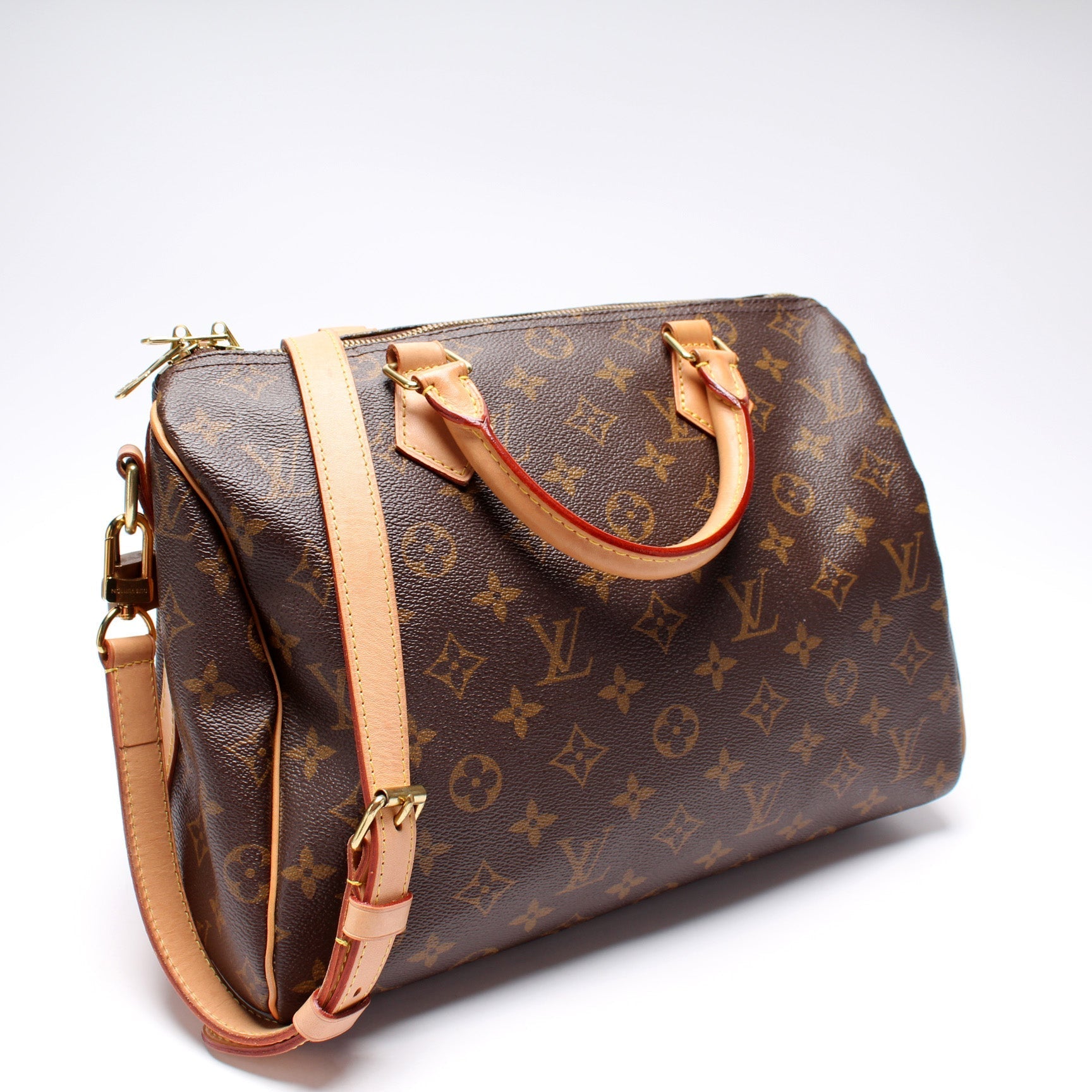 Louis Vuitton Speedy 30 Bandouliere Monogram Handbag Monogram 28